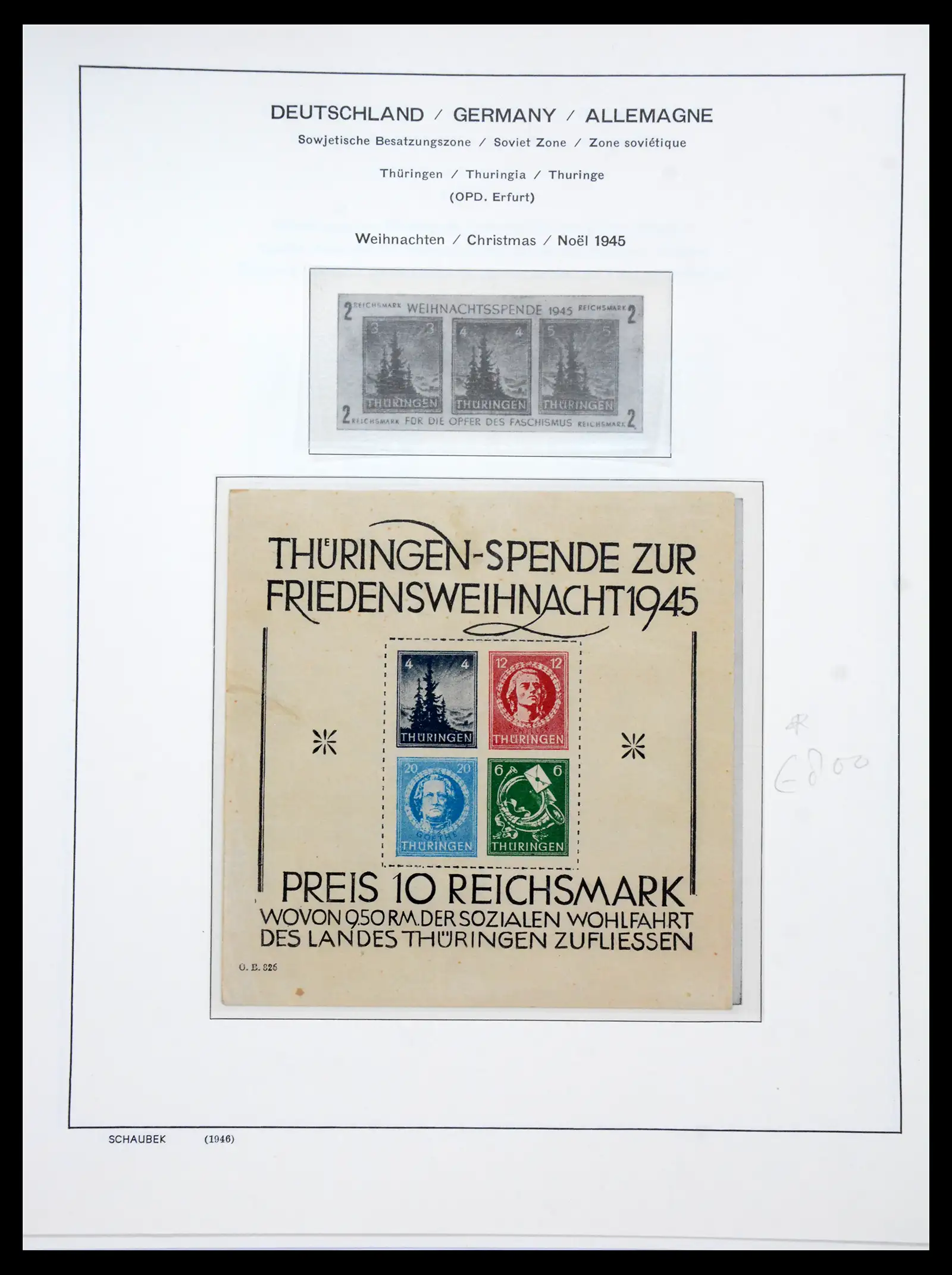 41177 0035 - Postzegelverzameling 41177 Duitsland sovjet zone 1945-1949.