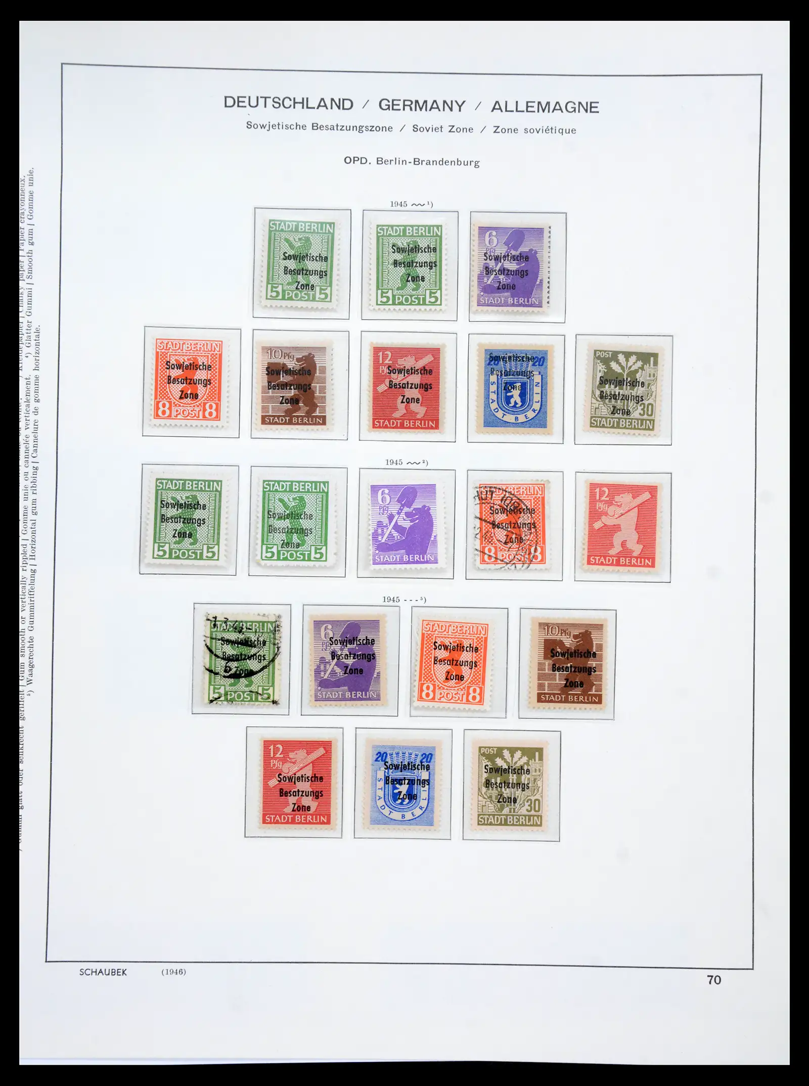 41177 0038 - Postzegelverzameling 41177 Duitsland sovjet zone 1945-1949.