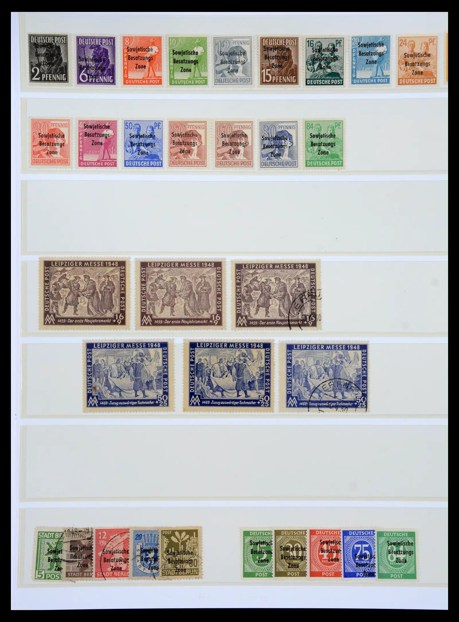 41177 0039 - Postzegelverzameling 41177 Duitsland sovjet zone 1945-1949.