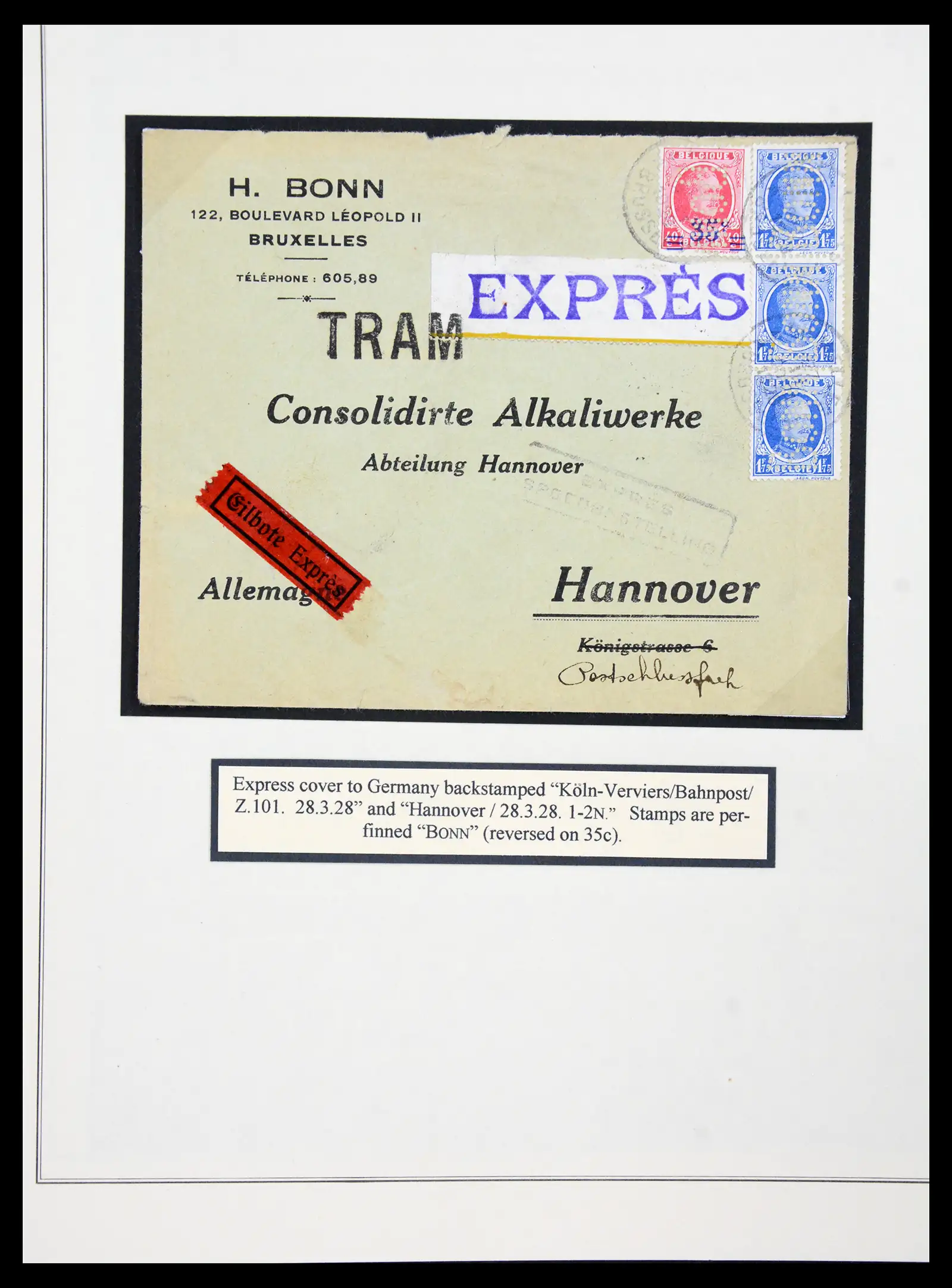 41180 0019 - Postzegelverzameling 41180 België en Congo 1849-1950.