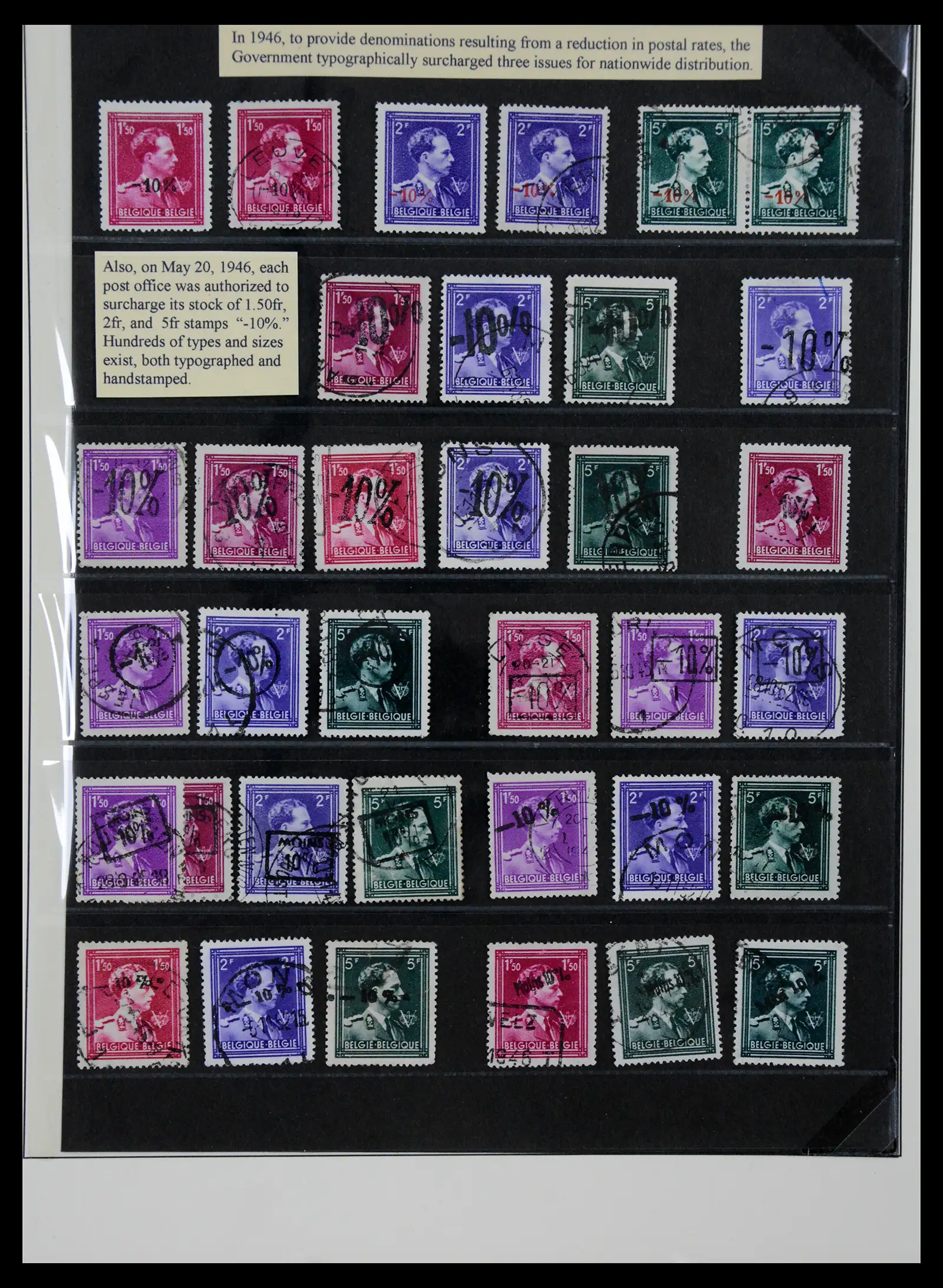 41180 0020 - Postzegelverzameling 41180 België en Congo 1849-1950.