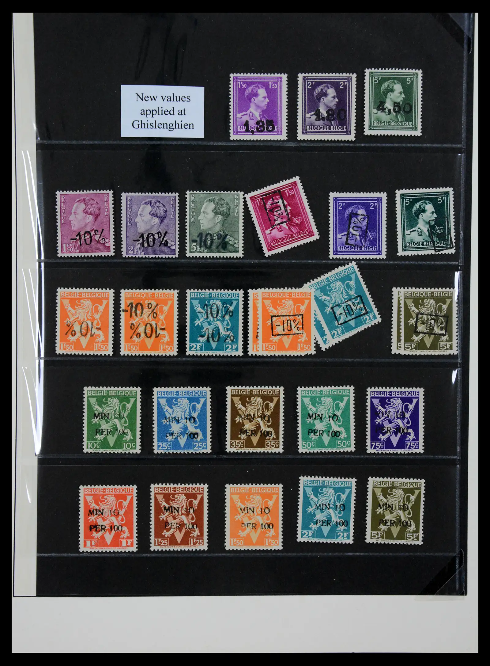 41180 0022 - Postzegelverzameling 41180 België en Congo 1849-1950.