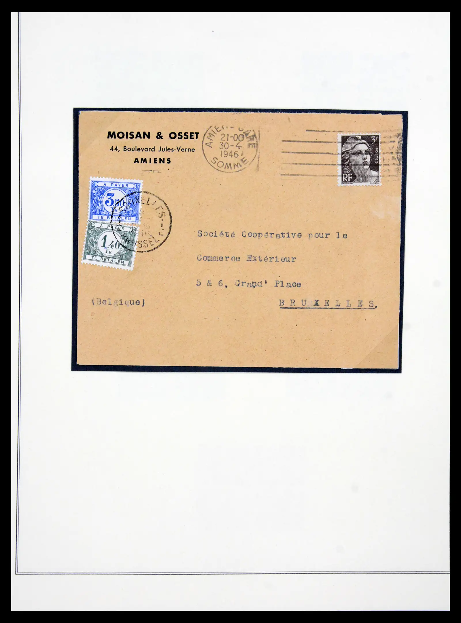 41180 0028 - Postzegelverzameling 41180 België en Congo 1849-1950.