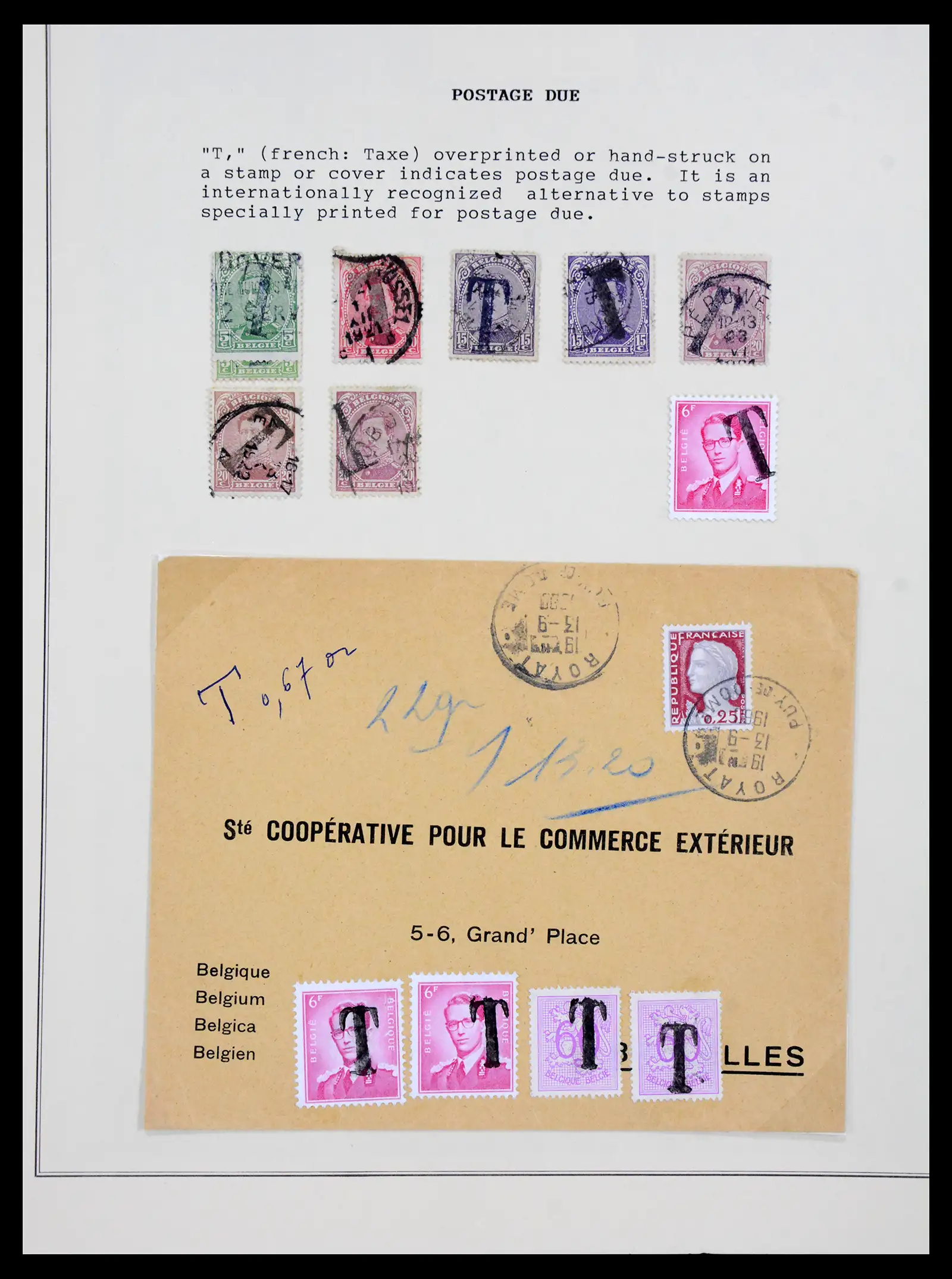 41180 0031 - Postzegelverzameling 41180 België en Congo 1849-1950.