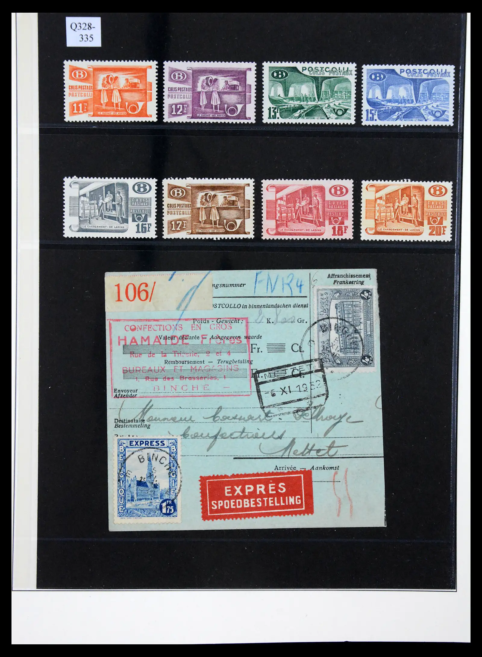 41180 0033 - Postzegelverzameling 41180 België en Congo 1849-1950.