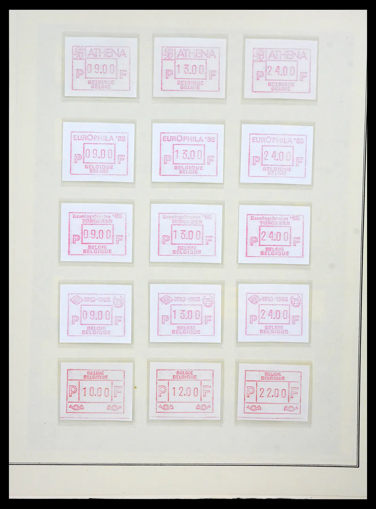 41180 0034 - Postzegelverzameling 41180 België en Congo 1849-1950.