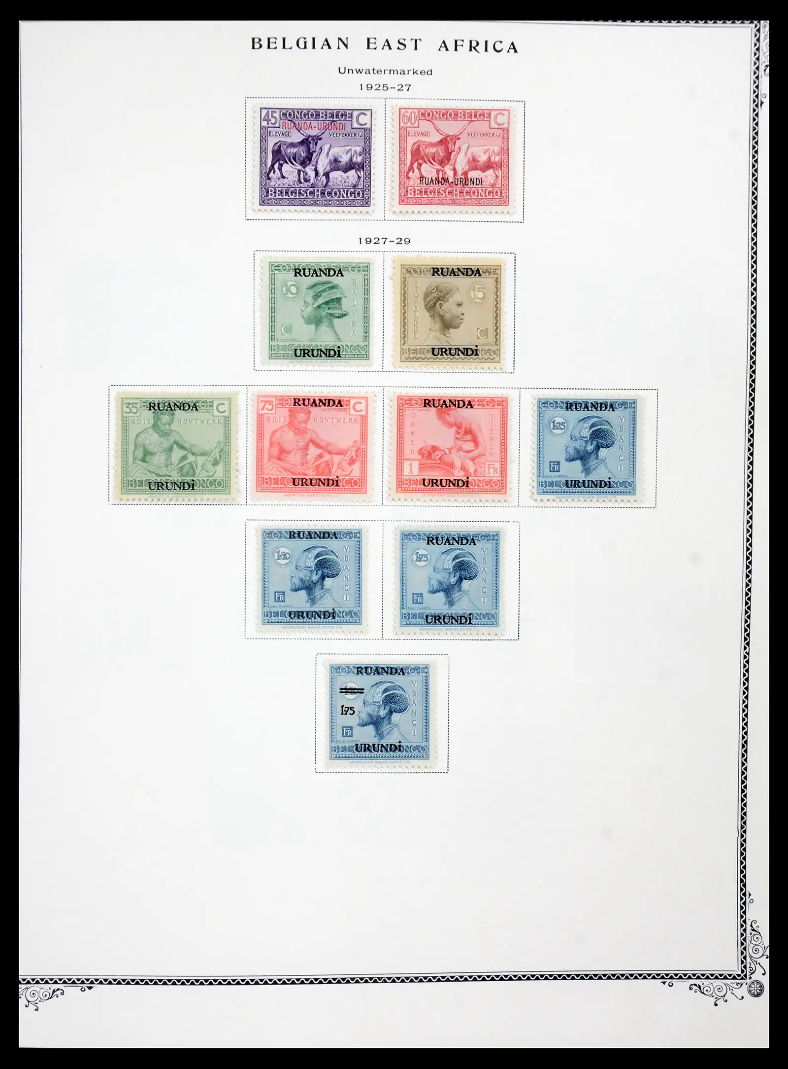 41180 0045 - Postzegelverzameling 41180 België en Congo 1849-1950.