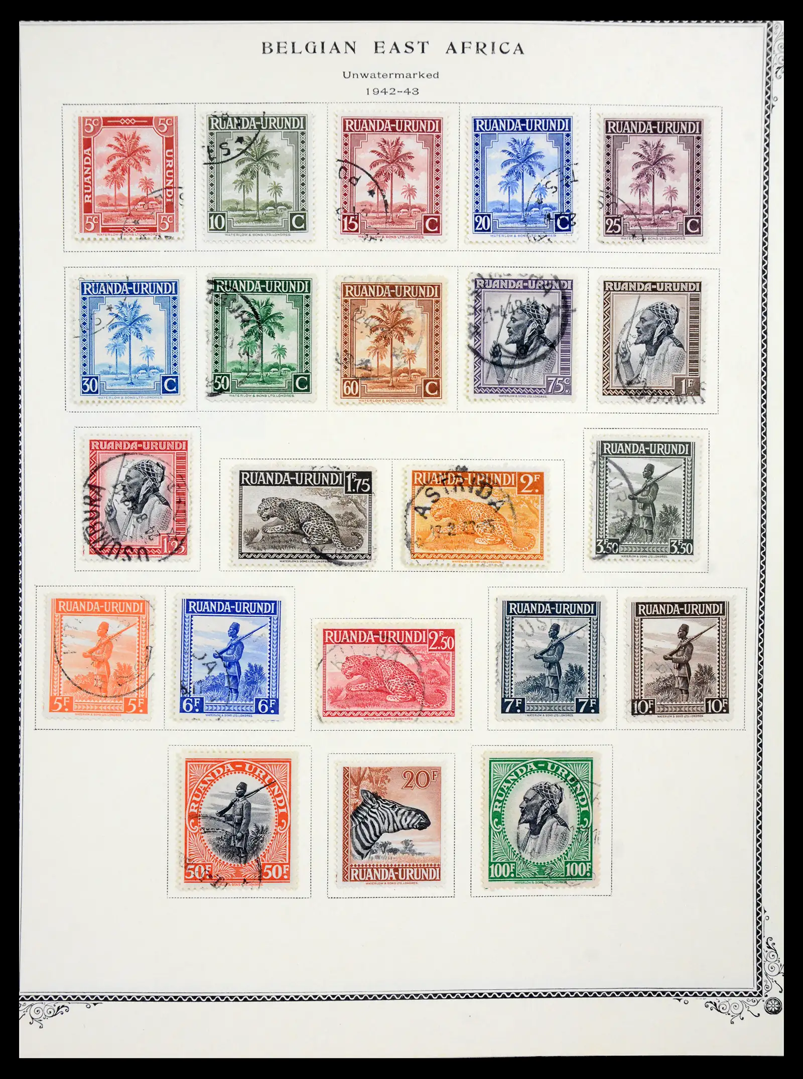 41180 0049 - Postzegelverzameling 41180 België en Congo 1849-1950.