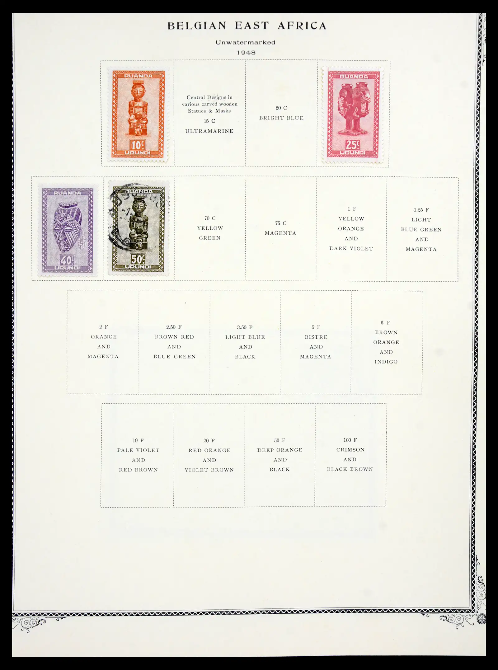 41180 0050 - Postzegelverzameling 41180 België en Congo 1849-1950.