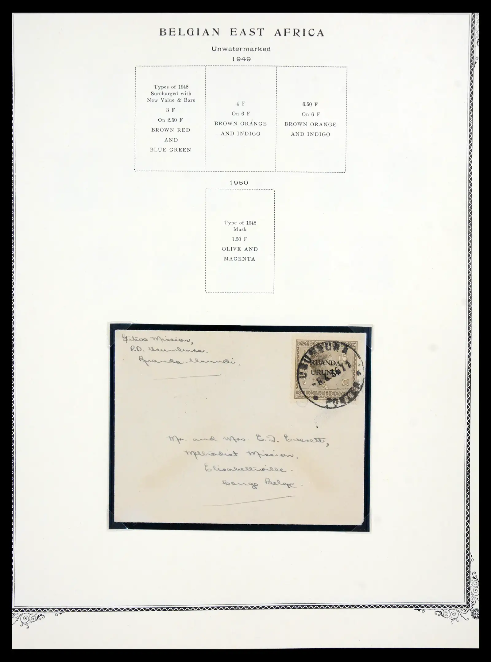 41180 0051 - Postzegelverzameling 41180 België en Congo 1849-1950.