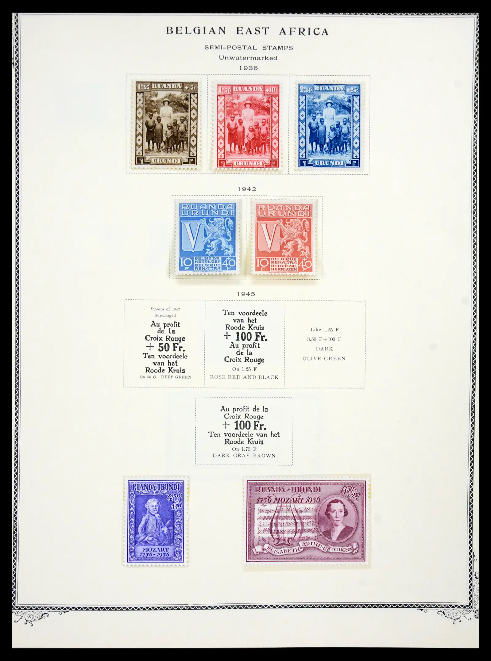 41180 0054 - Postzegelverzameling 41180 België en Congo 1849-1950.