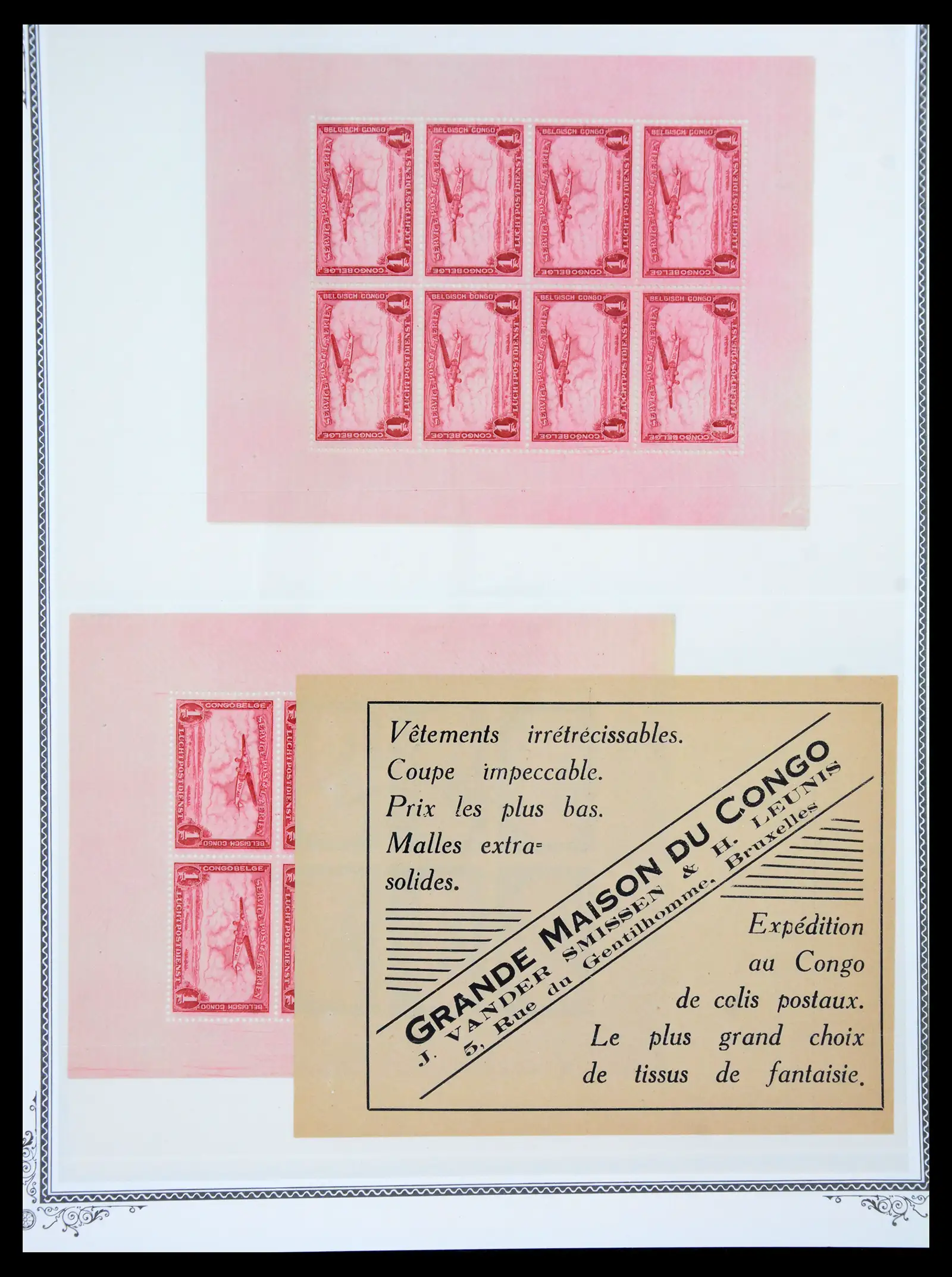 41180 0076 - Postzegelverzameling 41180 België en Congo 1849-1950.