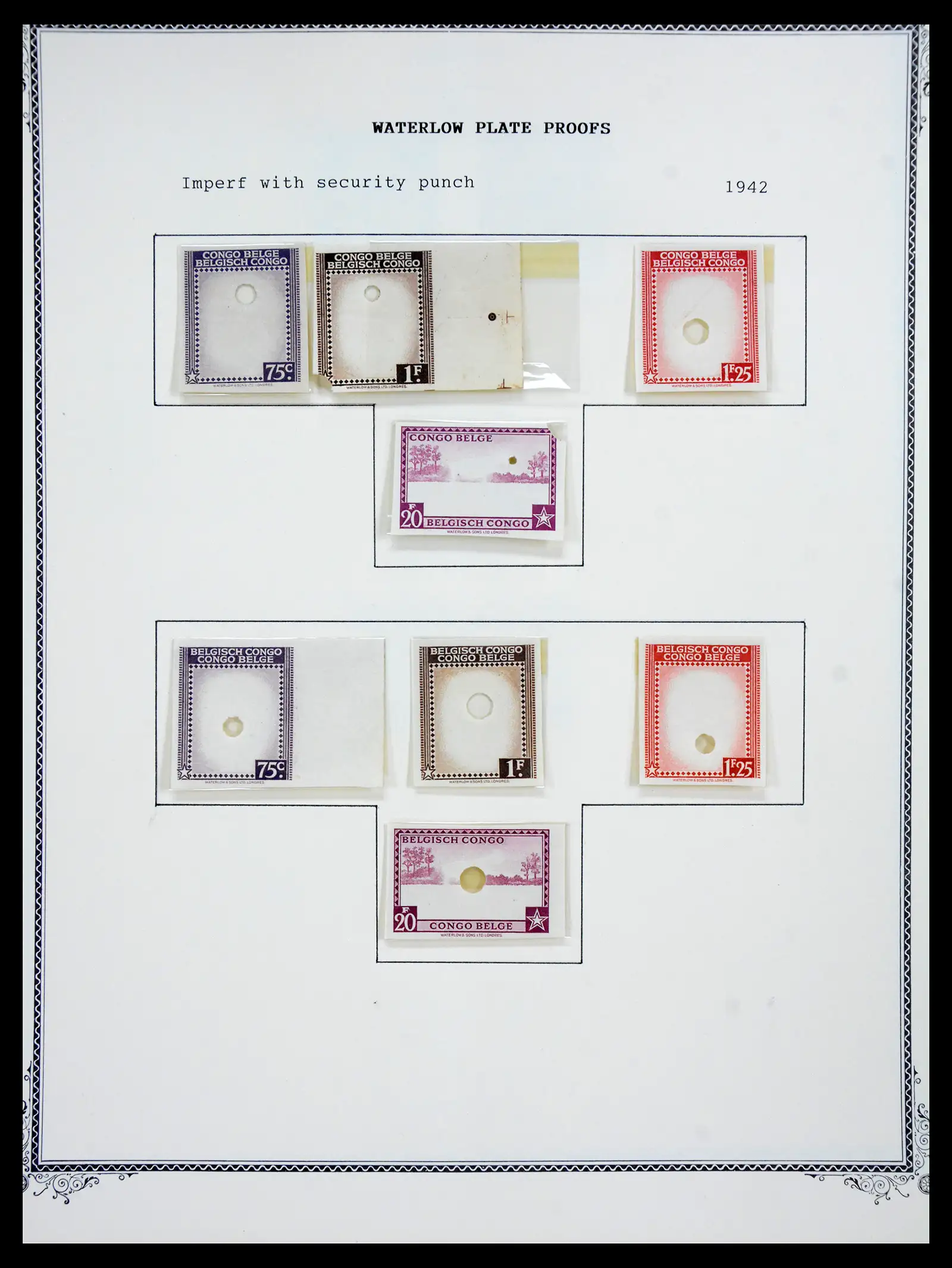 41180 0085 - Postzegelverzameling 41180 België en Congo 1849-1950.