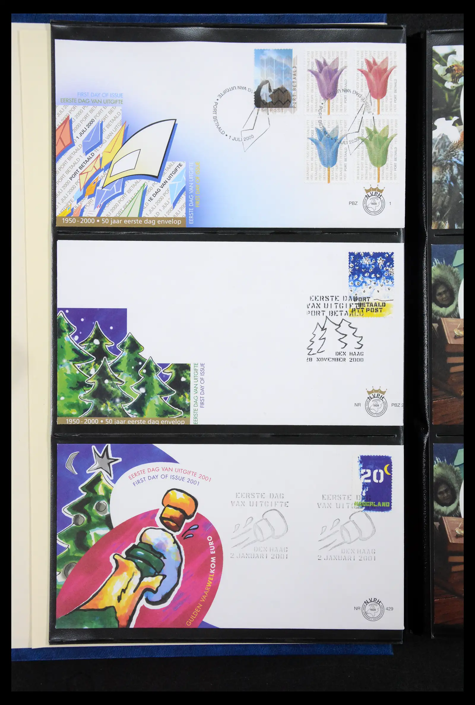 41181 0002 - Stamp collection 41181 Netherlands fdc-collection 2000-2012.