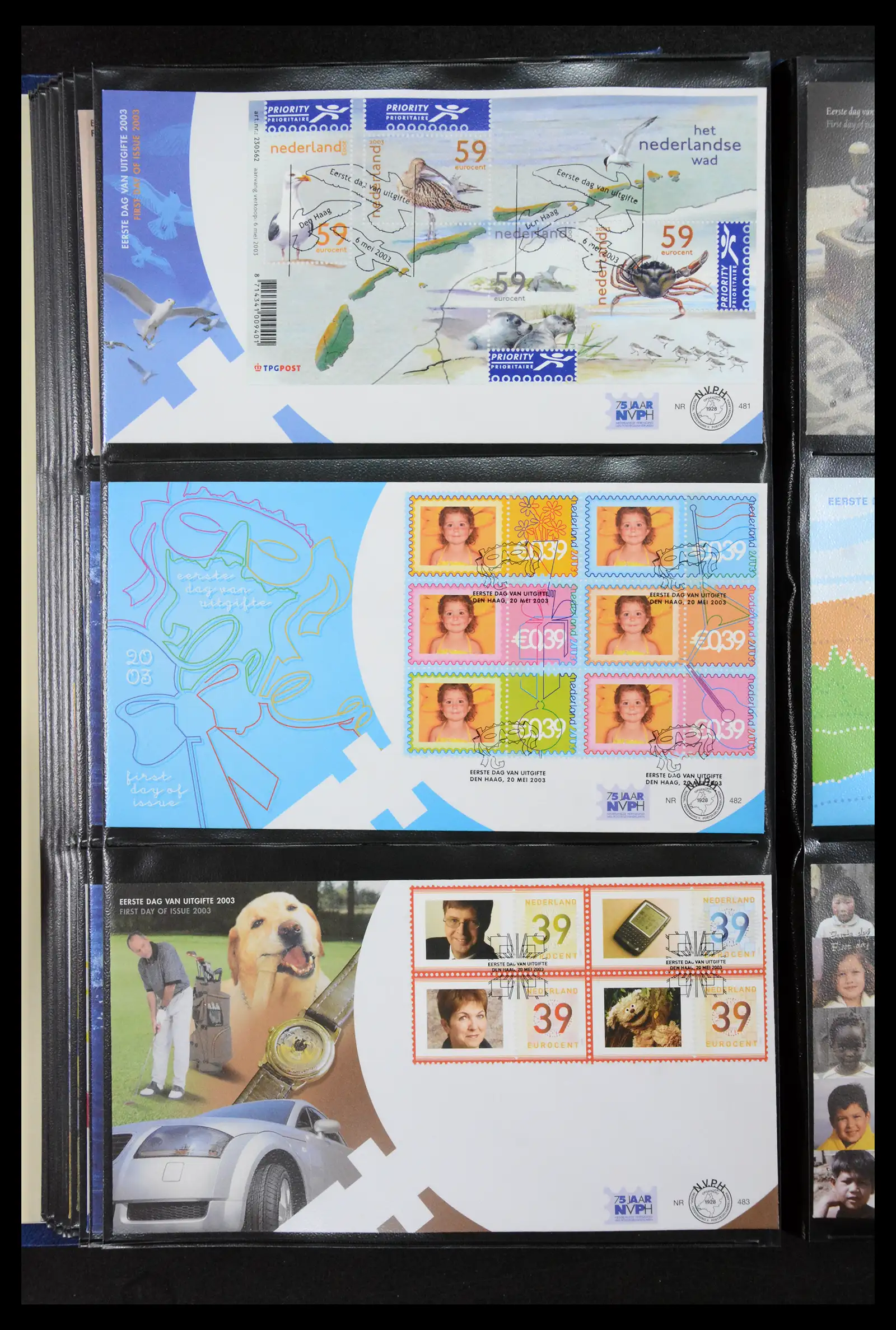 41181 0024 - Postzegelverzameling 41181 Nederland fdc-collectie 2000-2012.
