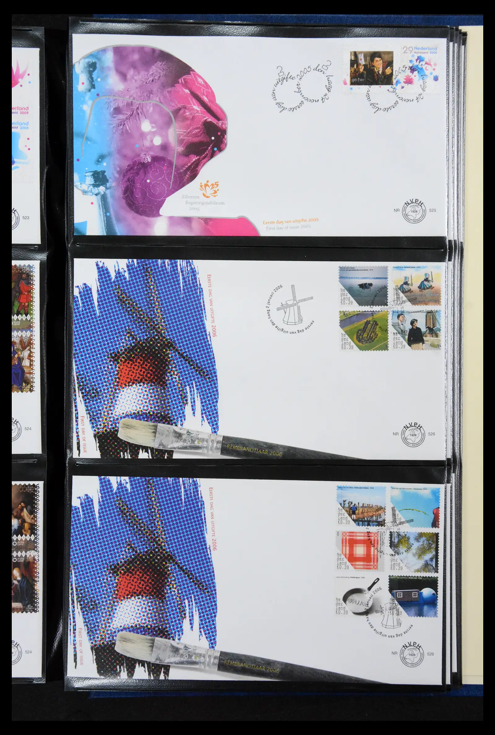 41181 0045 - Postzegelverzameling 41181 Nederland fdc-collectie 2000-2012.