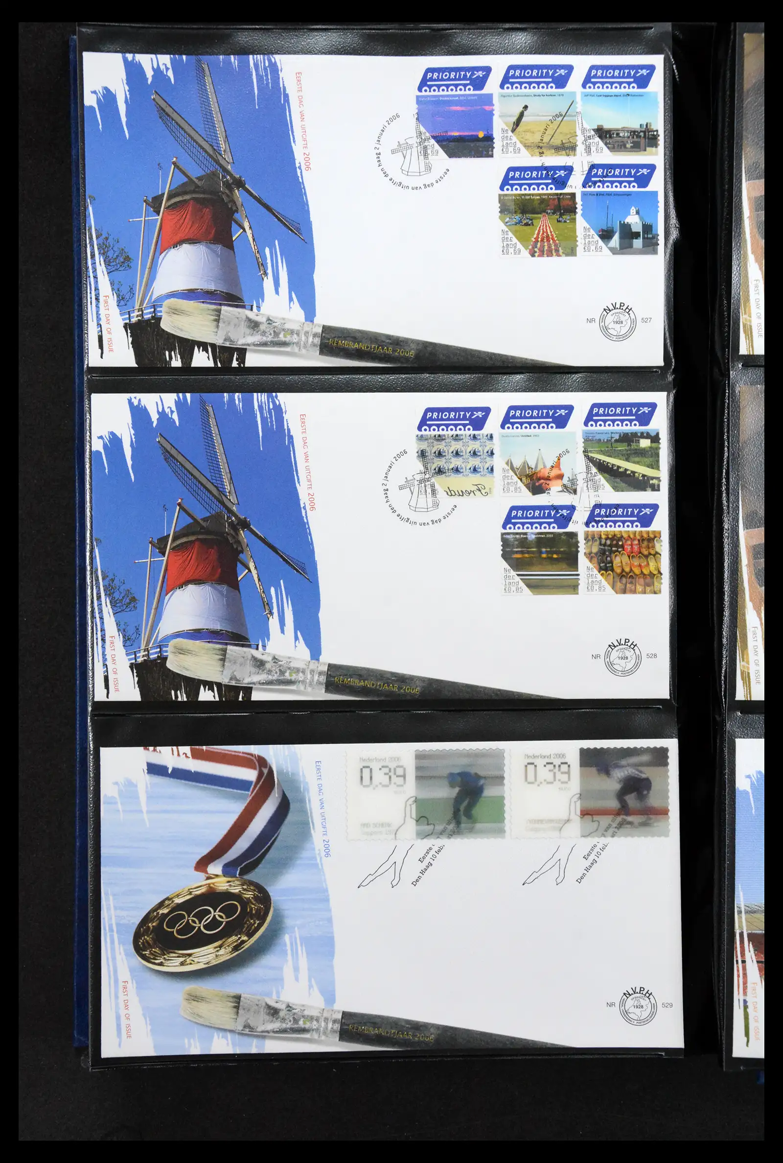 41181 0046 - Postzegelverzameling 41181 Nederland fdc-collectie 2000-2012.