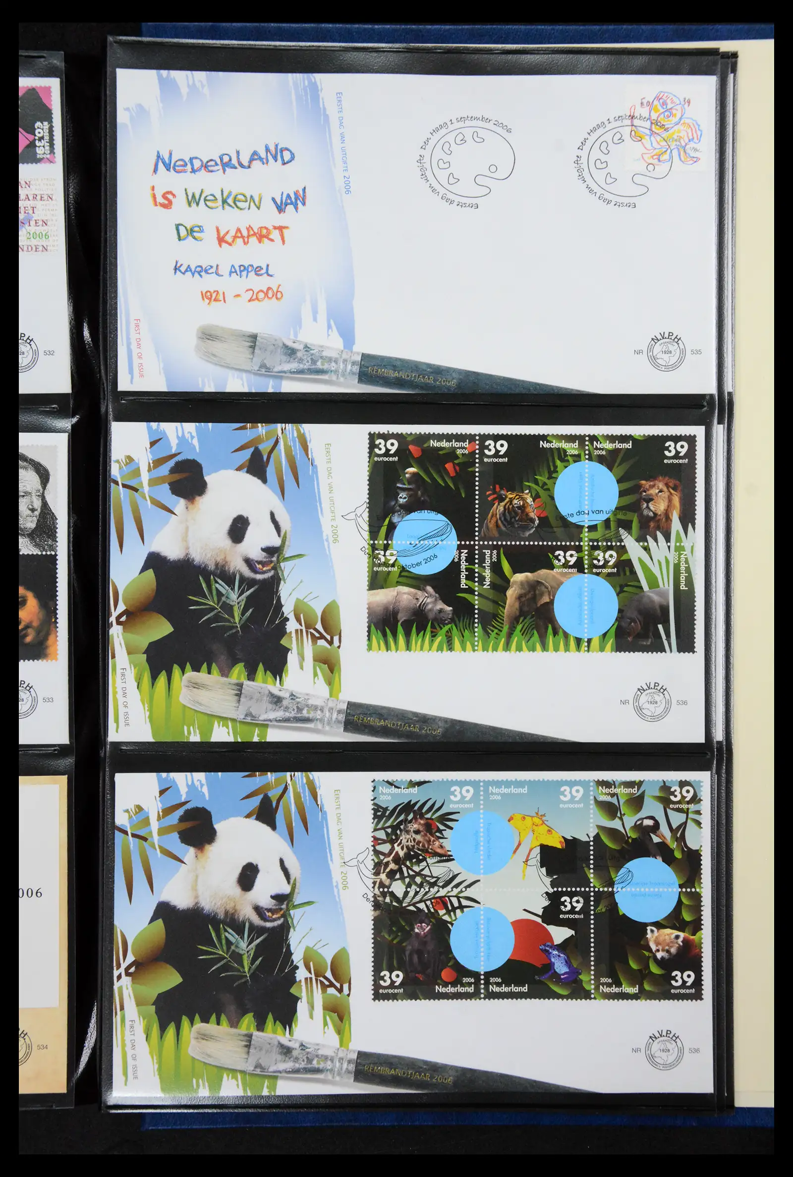41181 0049 - Postzegelverzameling 41181 Nederland fdc-collectie 2000-2012.