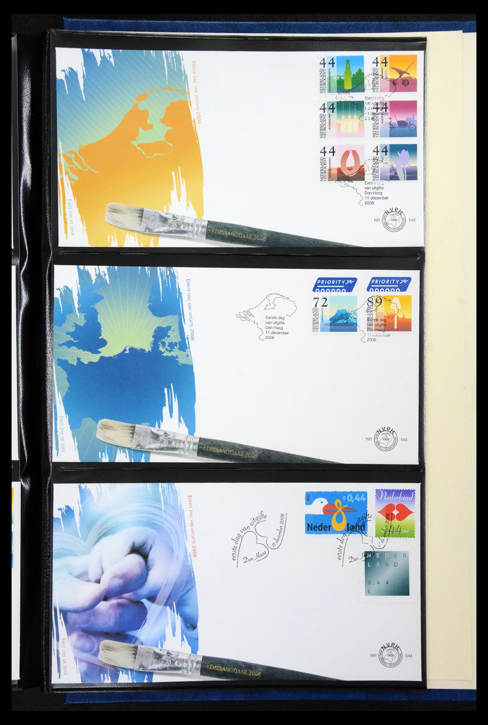 41181 0053 - Postzegelverzameling 41181 Nederland fdc-collectie 2000-2012.