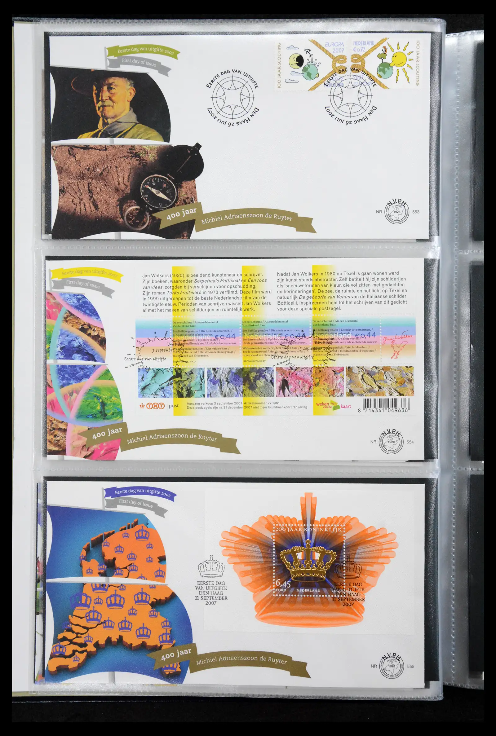 41181 0058 - Postzegelverzameling 41181 Nederland fdc-collectie 2000-2012.