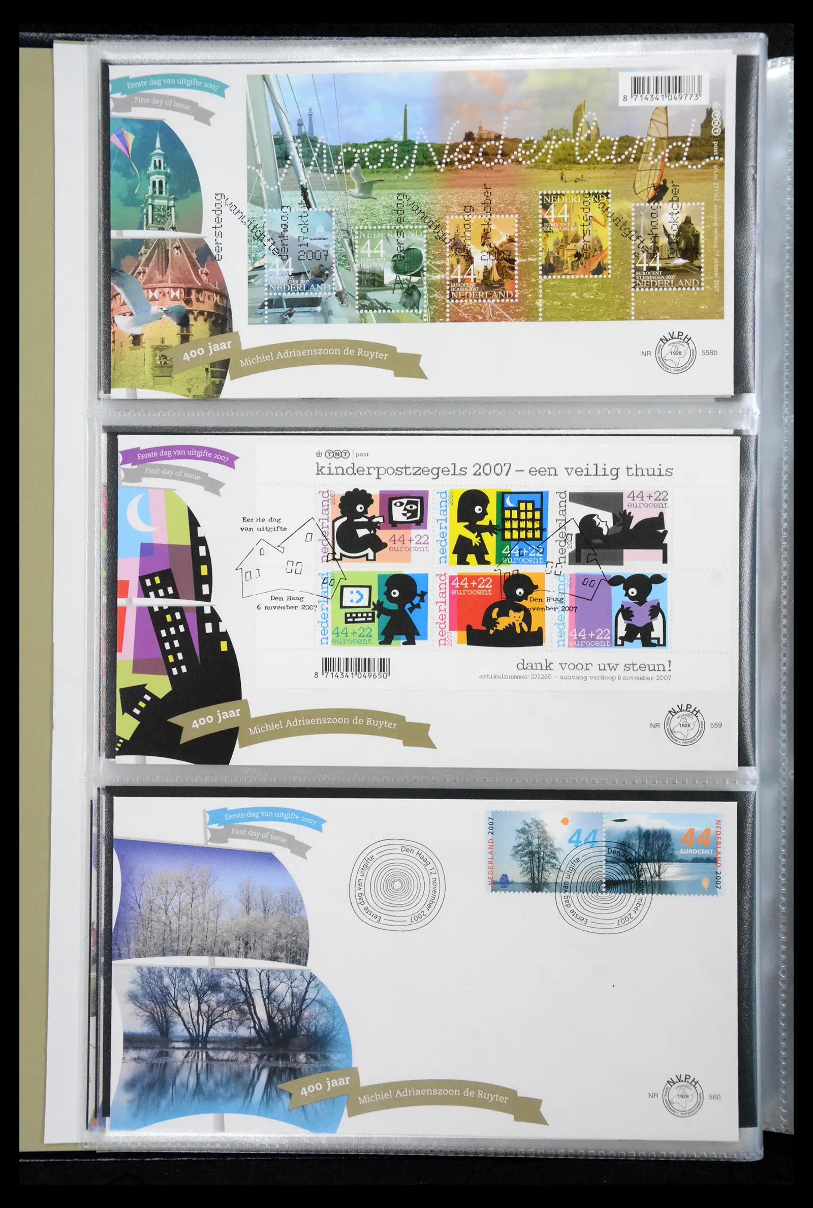 41181 0060 - Postzegelverzameling 41181 Nederland fdc-collectie 2000-2012.