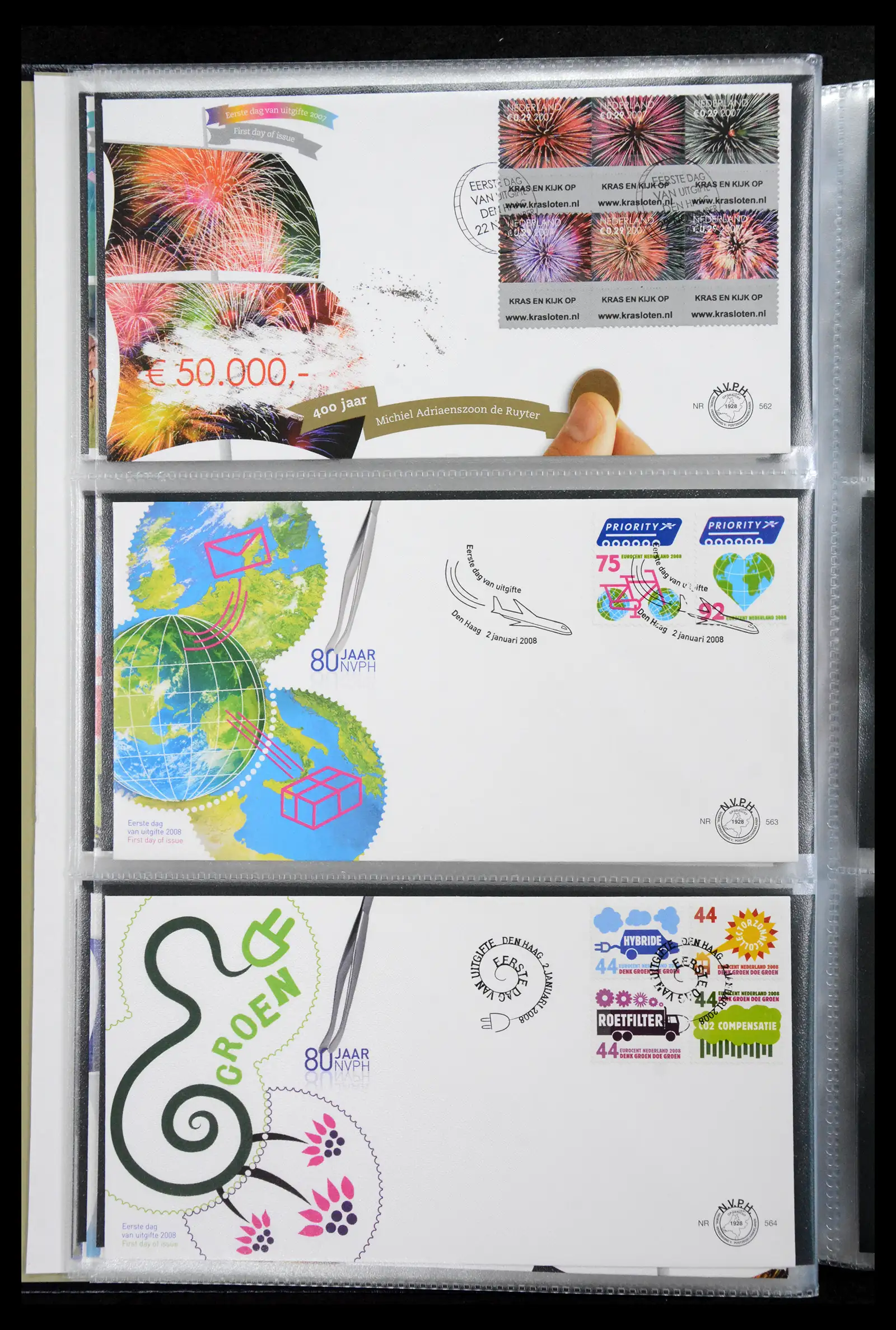 41181 0062 - Postzegelverzameling 41181 Nederland fdc-collectie 2000-2012.