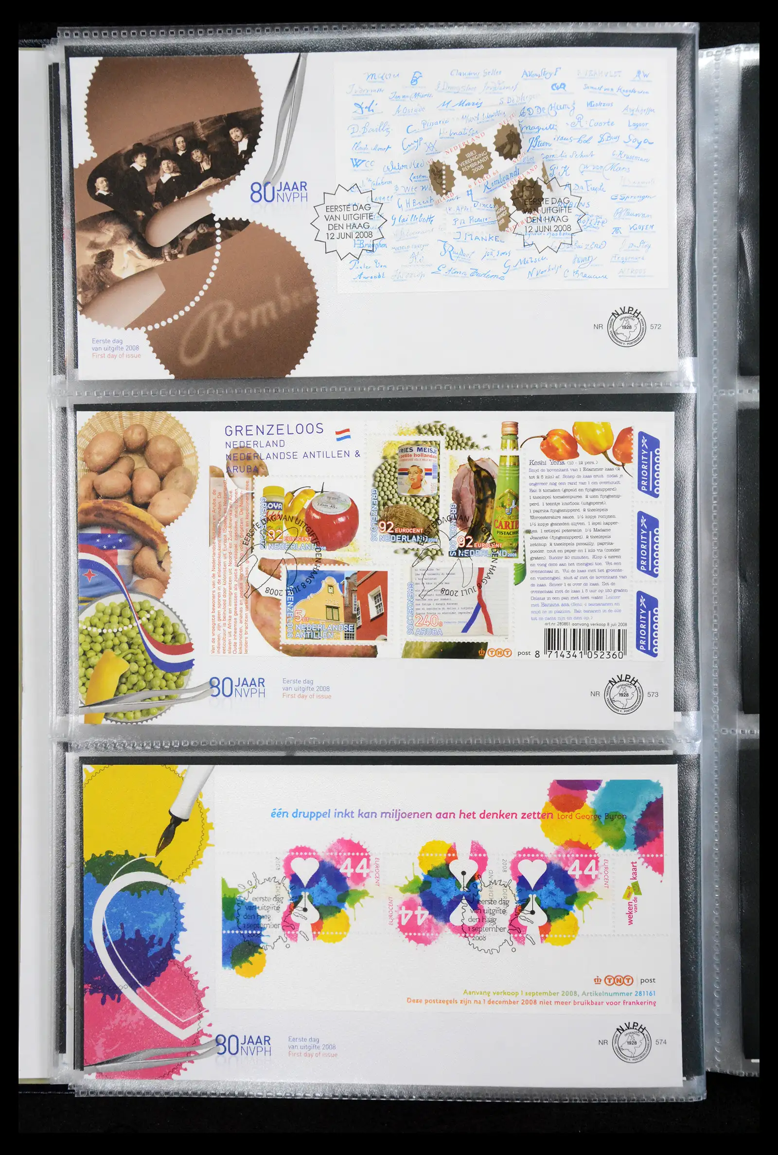 41181 0066 - Postzegelverzameling 41181 Nederland fdc-collectie 2000-2012.