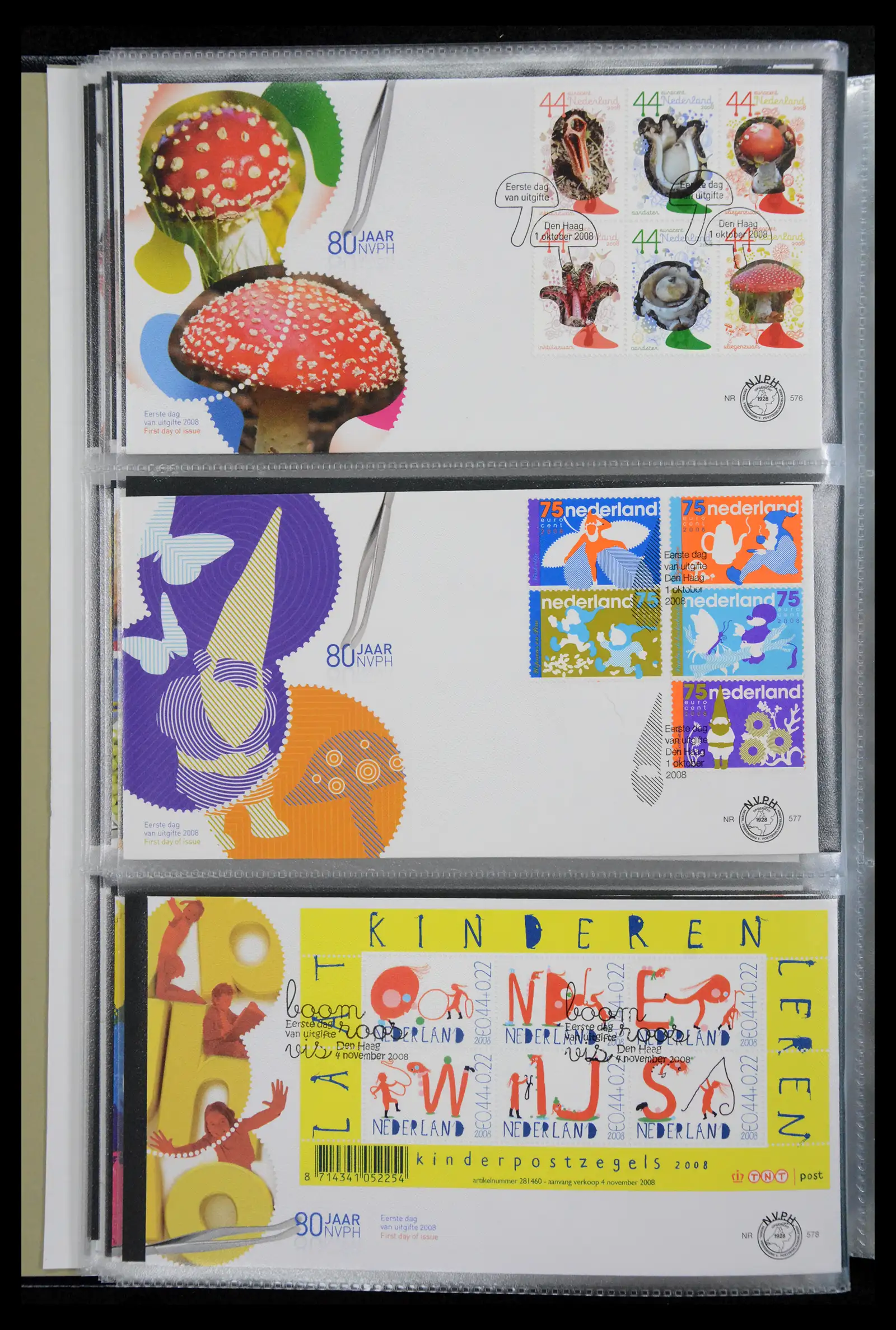 41181 0068 - Postzegelverzameling 41181 Nederland fdc-collectie 2000-2012.