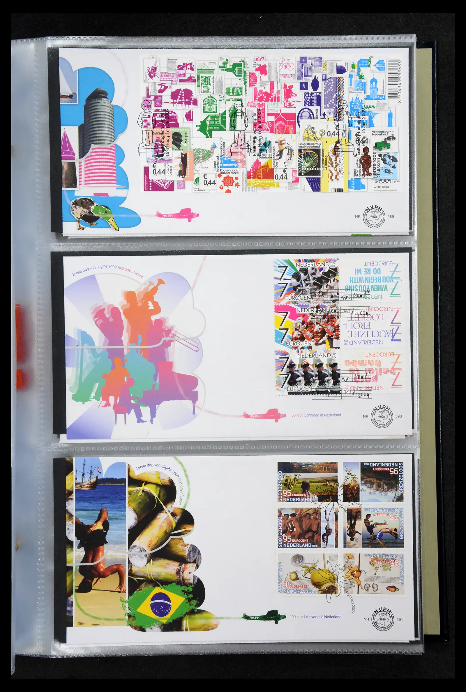 41181 0073 - Postzegelverzameling 41181 Nederland fdc-collectie 2000-2012.