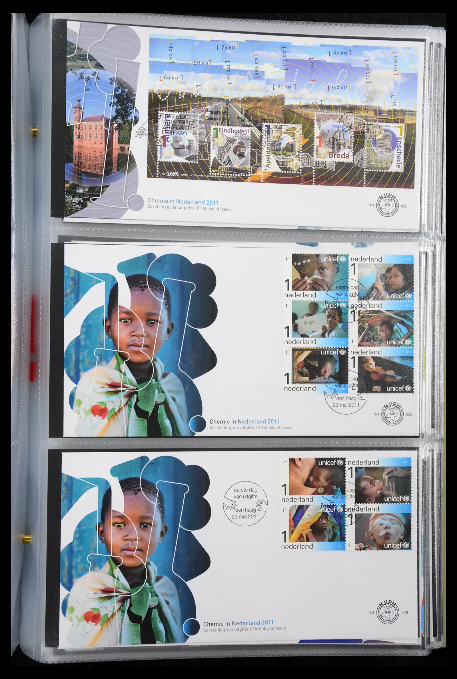 41181 0089 - Postzegelverzameling 41181 Nederland fdc-collectie 2000-2012.