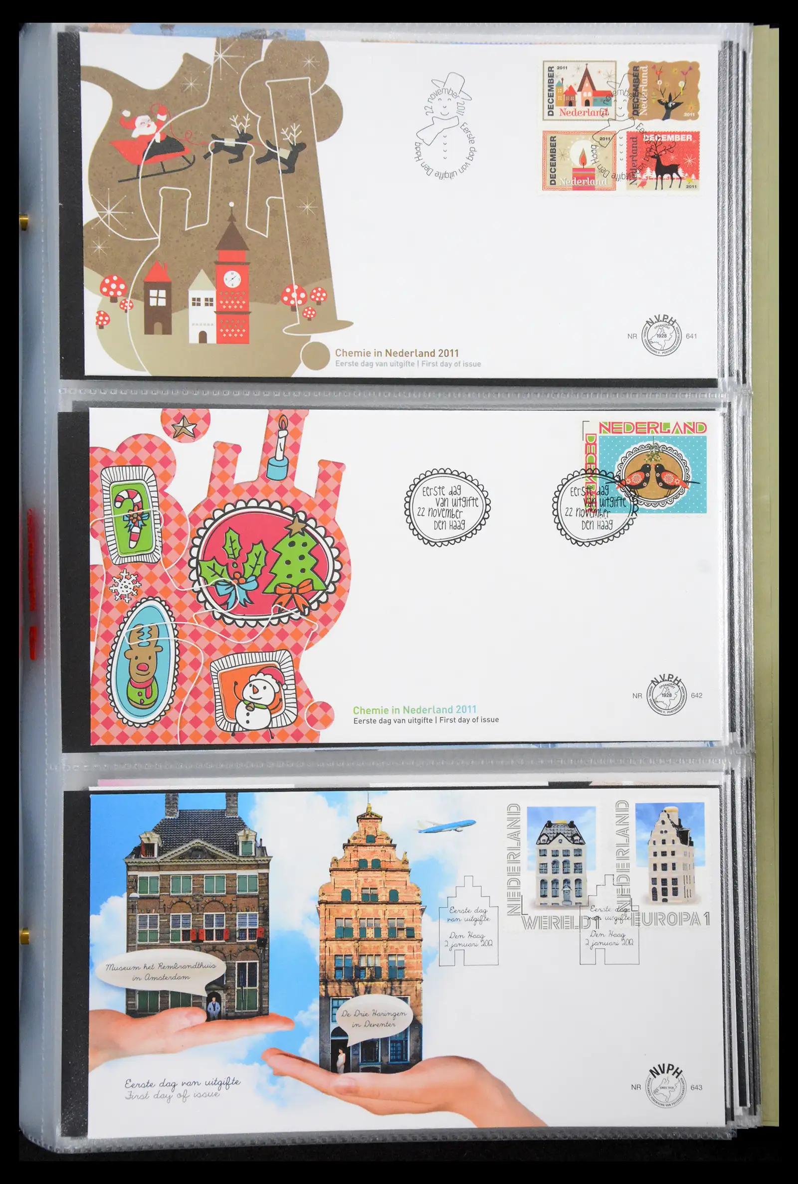41181 0095 - Postzegelverzameling 41181 Nederland fdc-collectie 2000-2012.