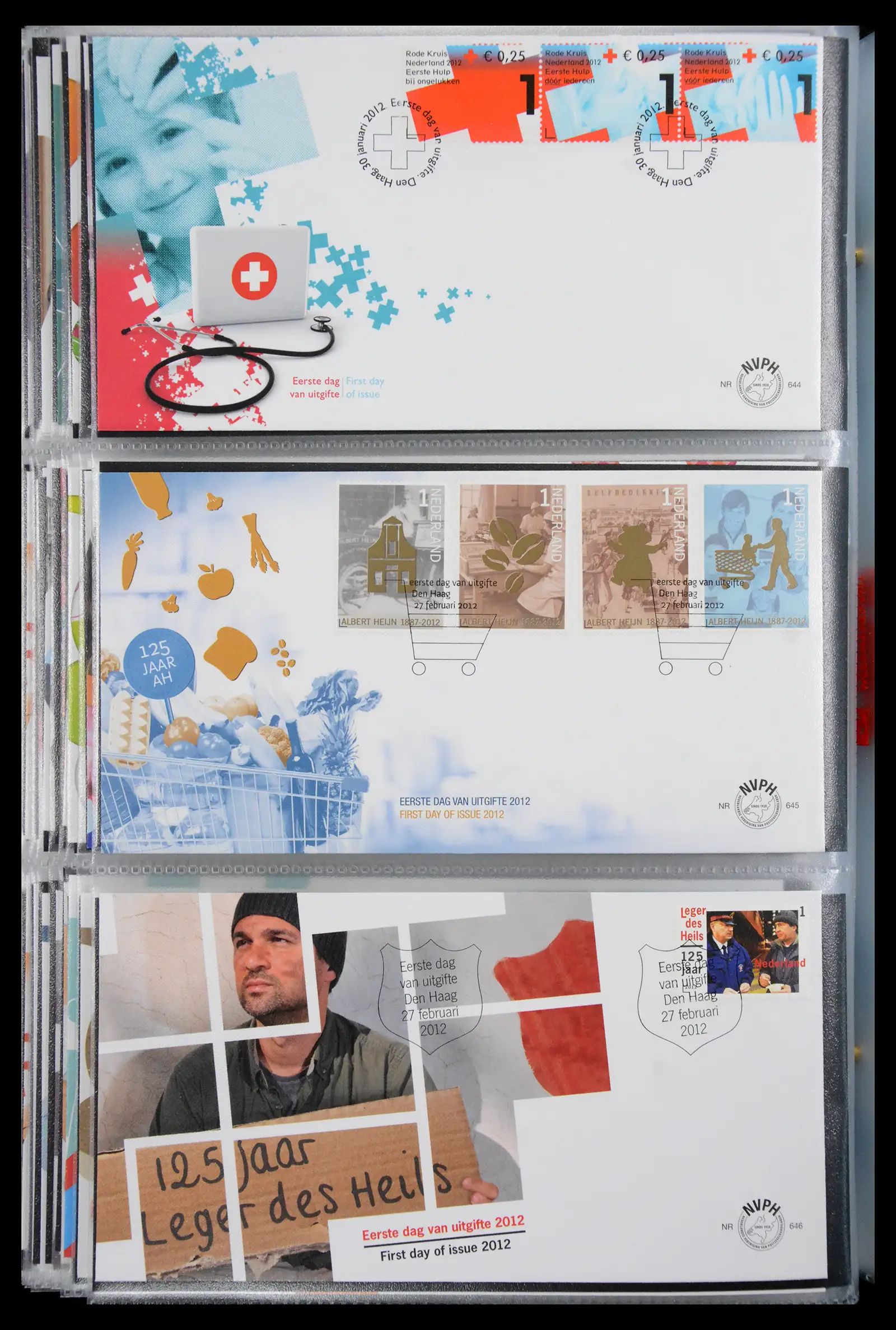 41181 0096 - Postzegelverzameling 41181 Nederland fdc-collectie 2000-2012.