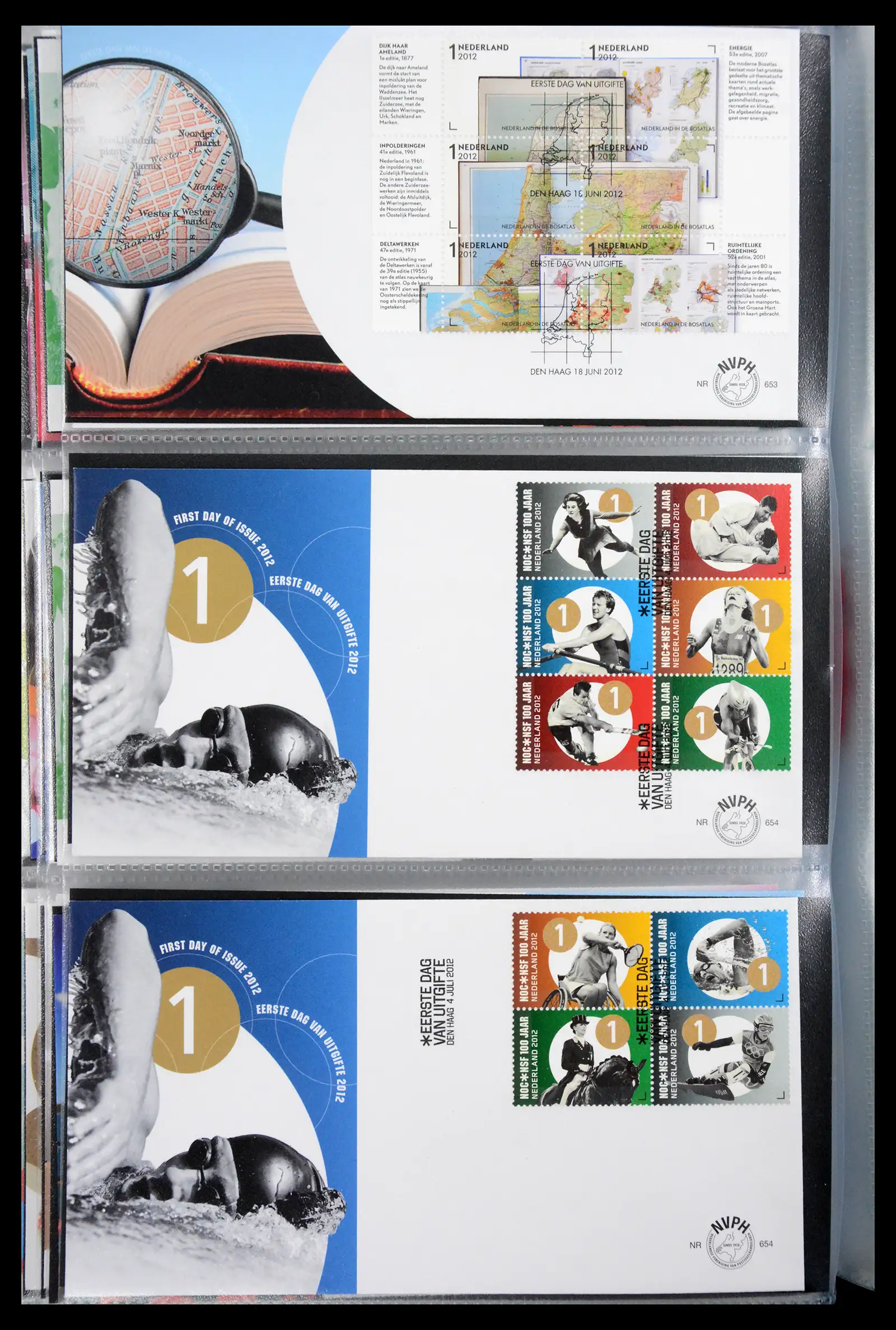 41181 0100 - Postzegelverzameling 41181 Nederland fdc-collectie 2000-2012.