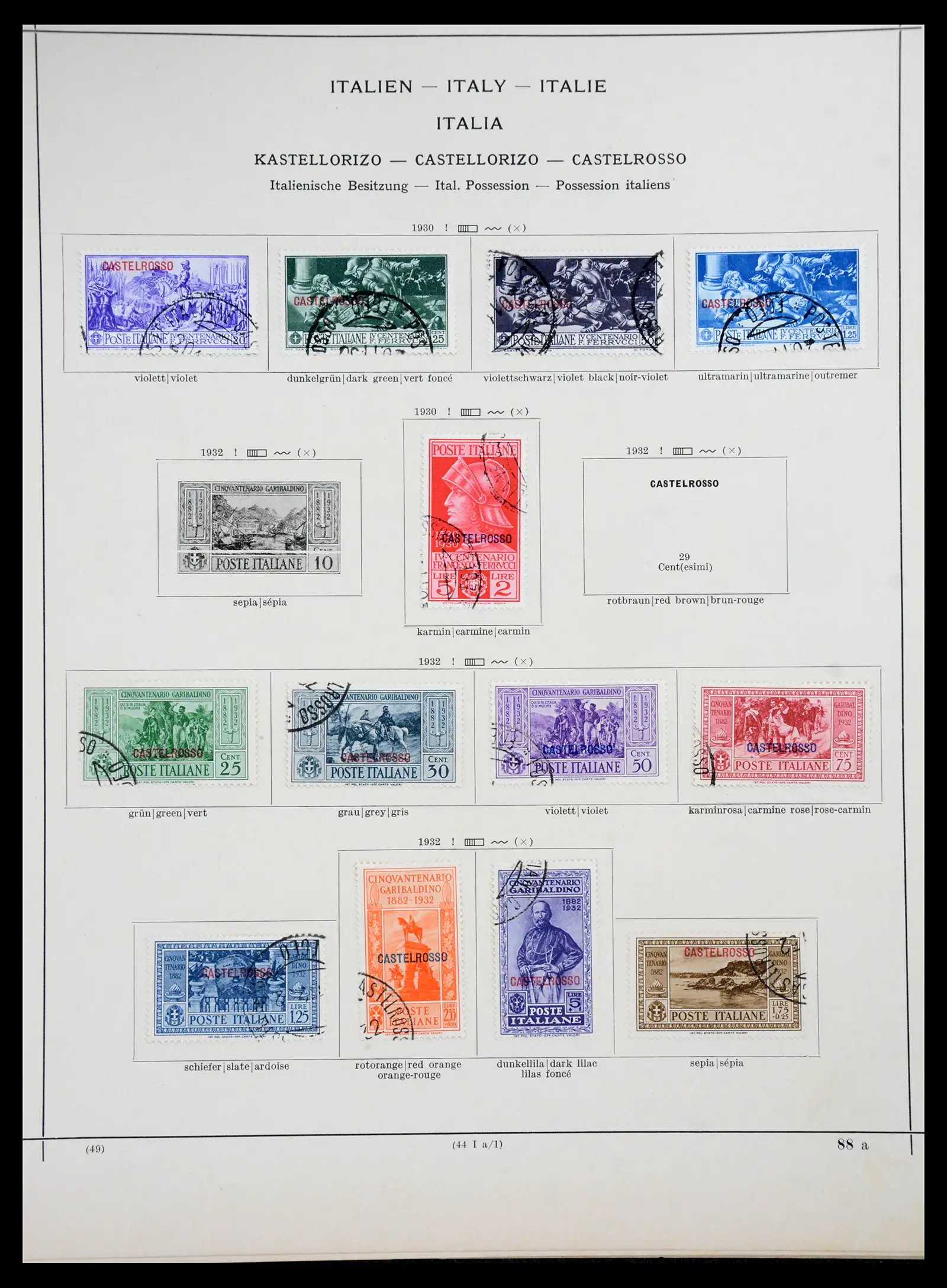 41186 0031 - Postzegelverzameling 41186 Italiaanse gebieden/koloniën 1874-1934.