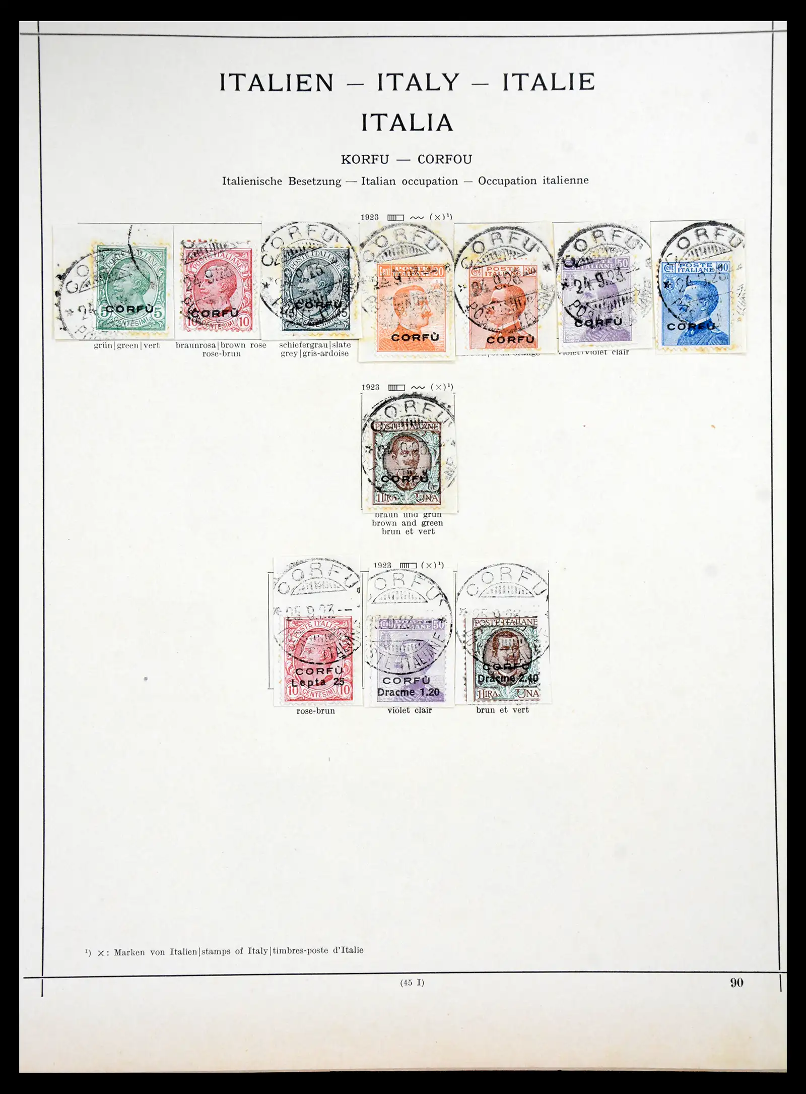 41186 0038 - Postzegelverzameling 41186 Italiaanse gebieden/koloniën 1874-1934.