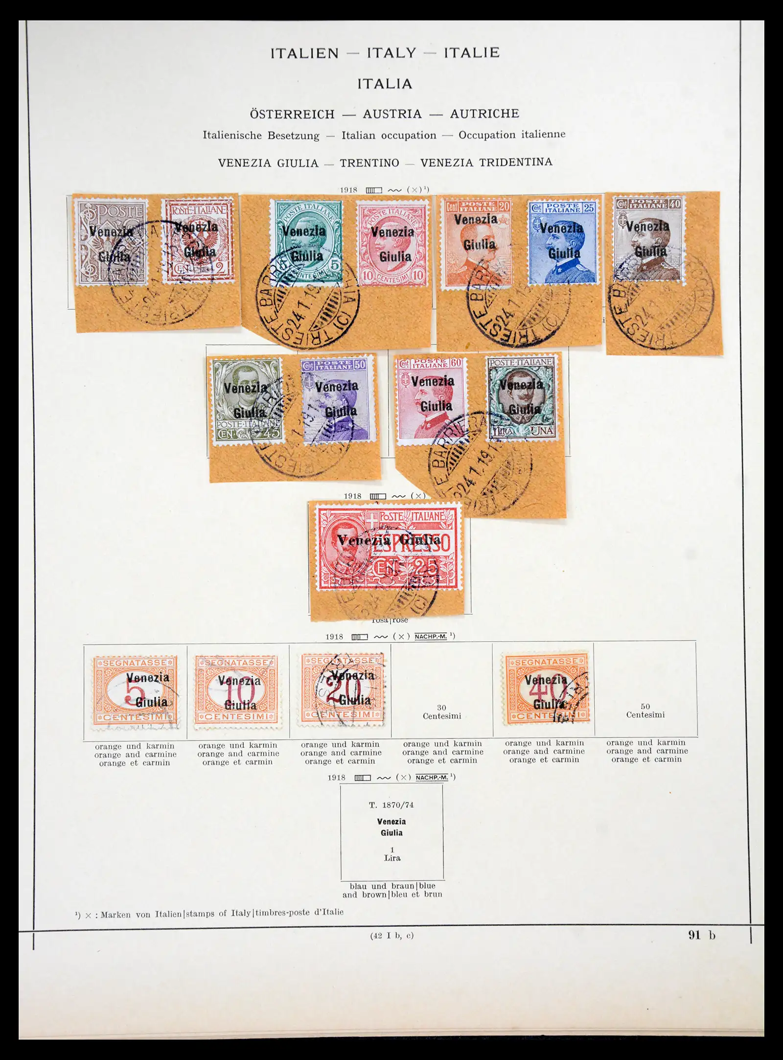 41186 0041 - Postzegelverzameling 41186 Italiaanse gebieden/koloniën 1874-1934.