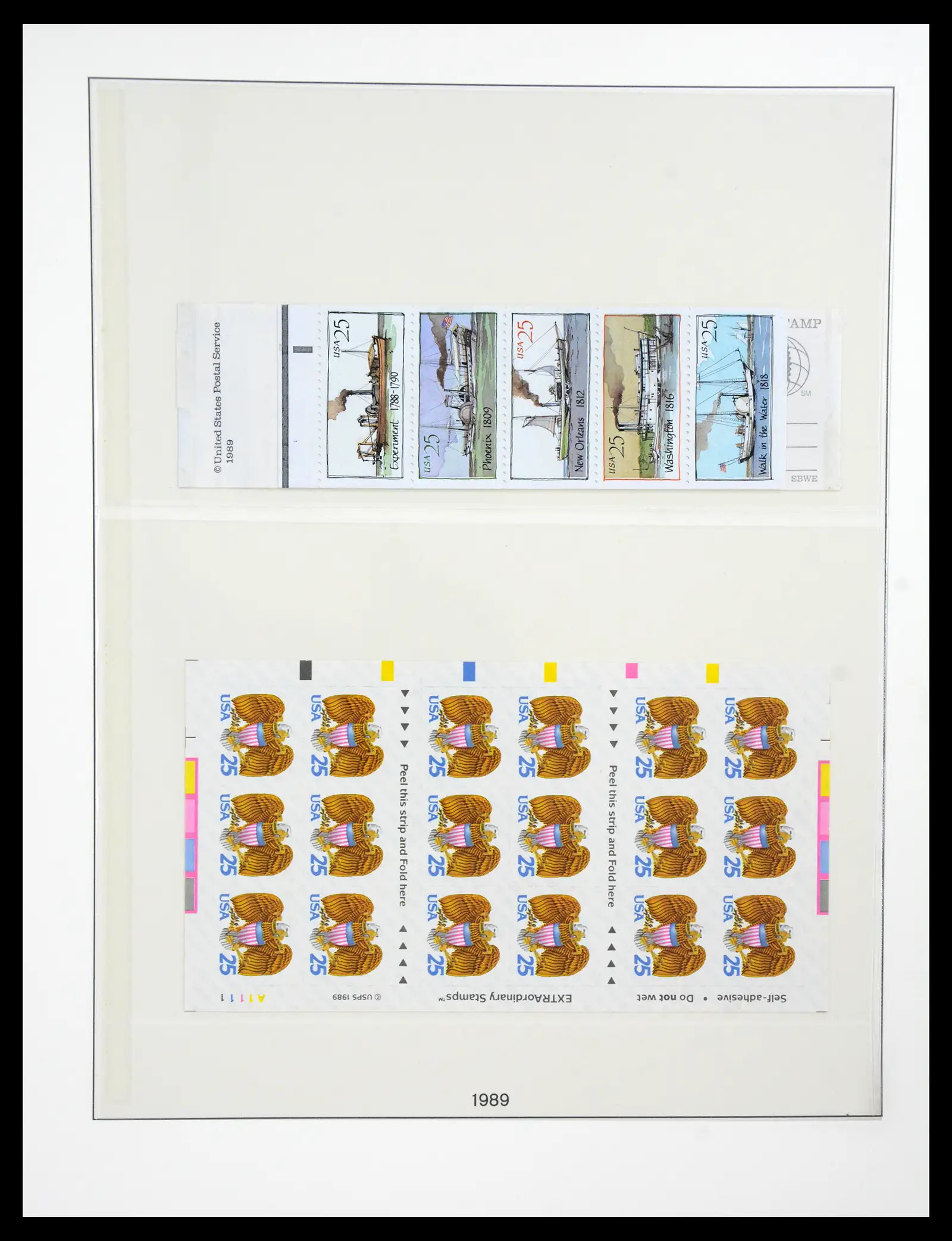 41187 0024 - Stamp collection 41187 USA stampbooklets 1970/90's.