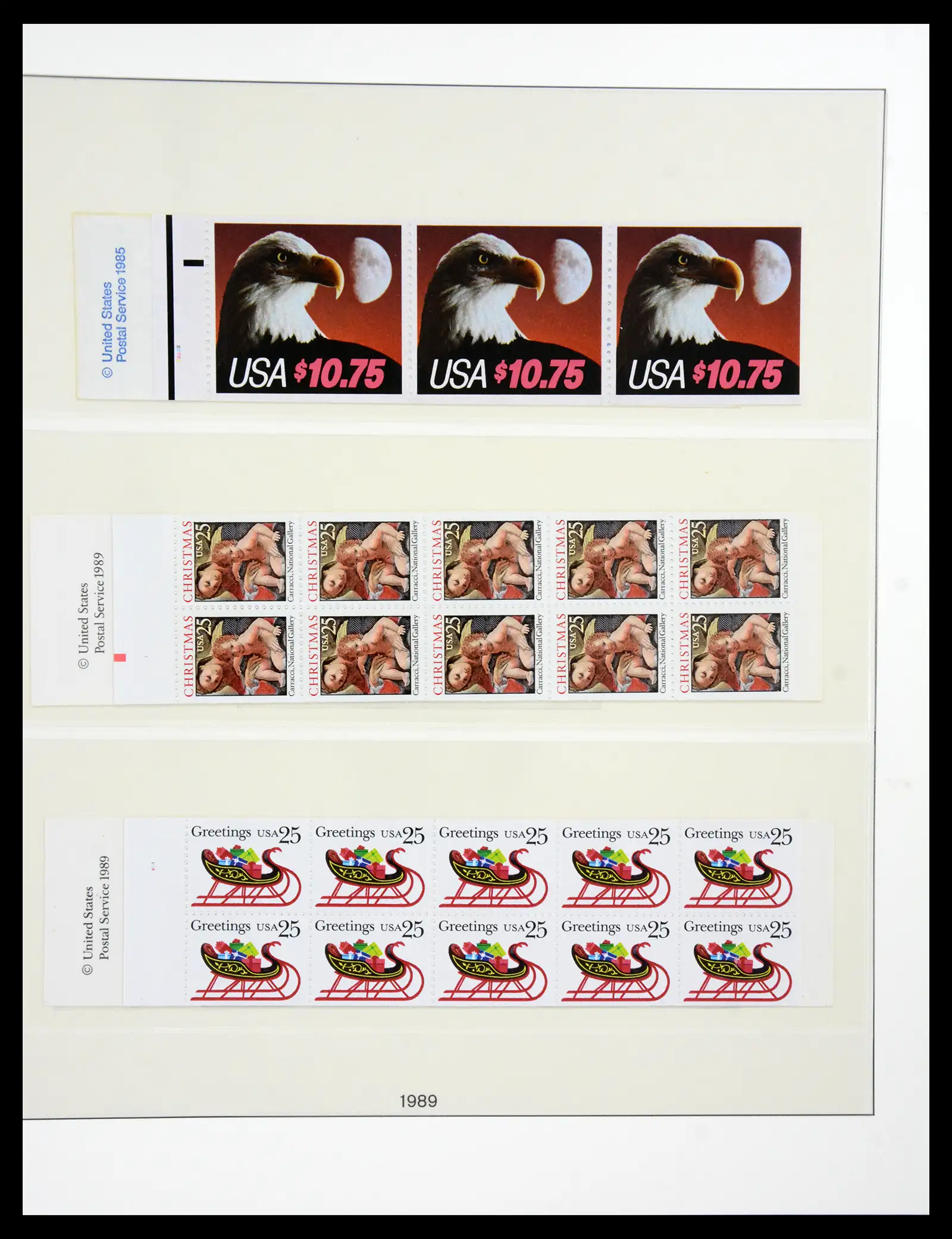 41187 0026 - Stamp collection 41187 USA stampbooklets 1970/90's.
