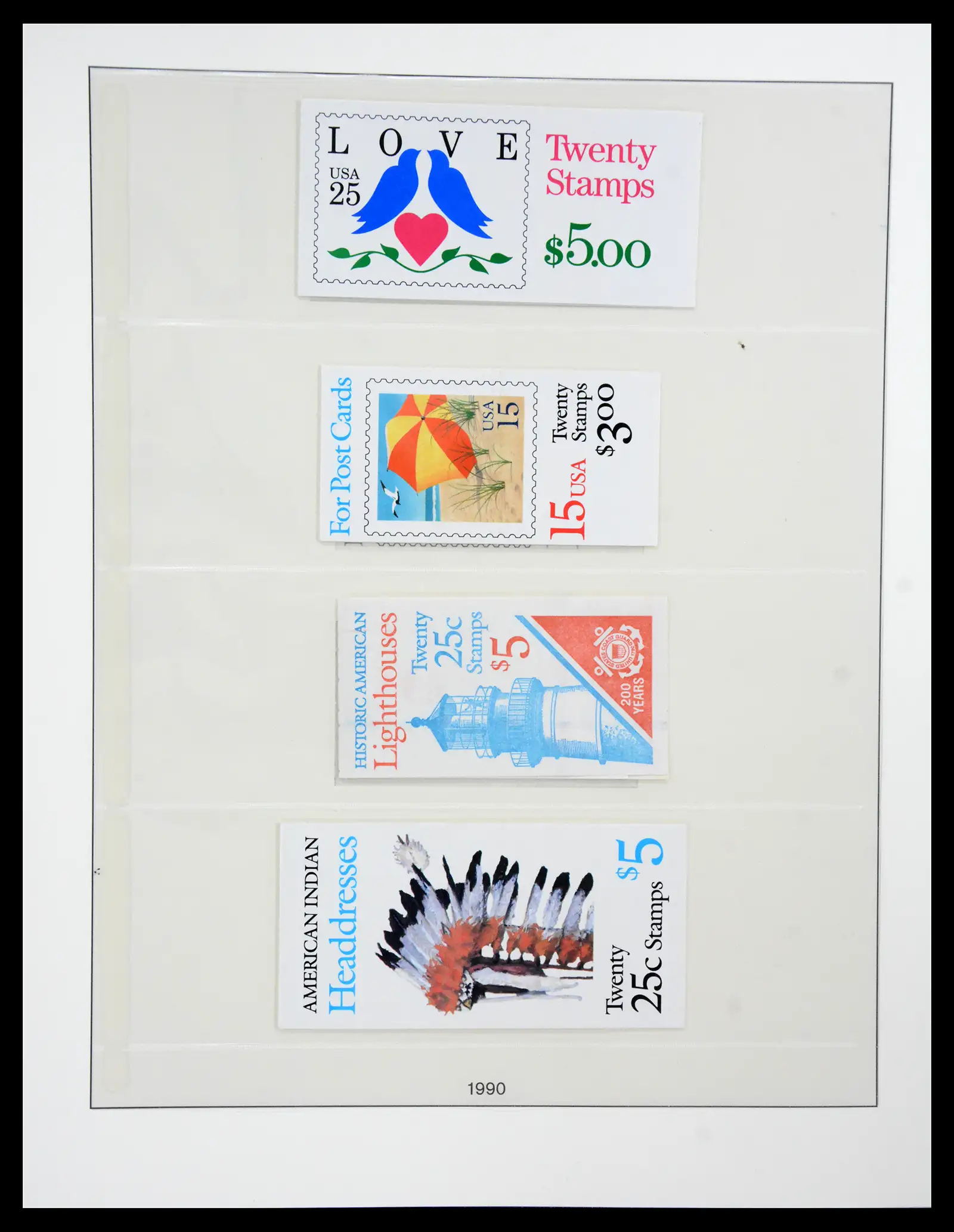 41187 0028 - Stamp collection 41187 USA stampbooklets 1970/90's.