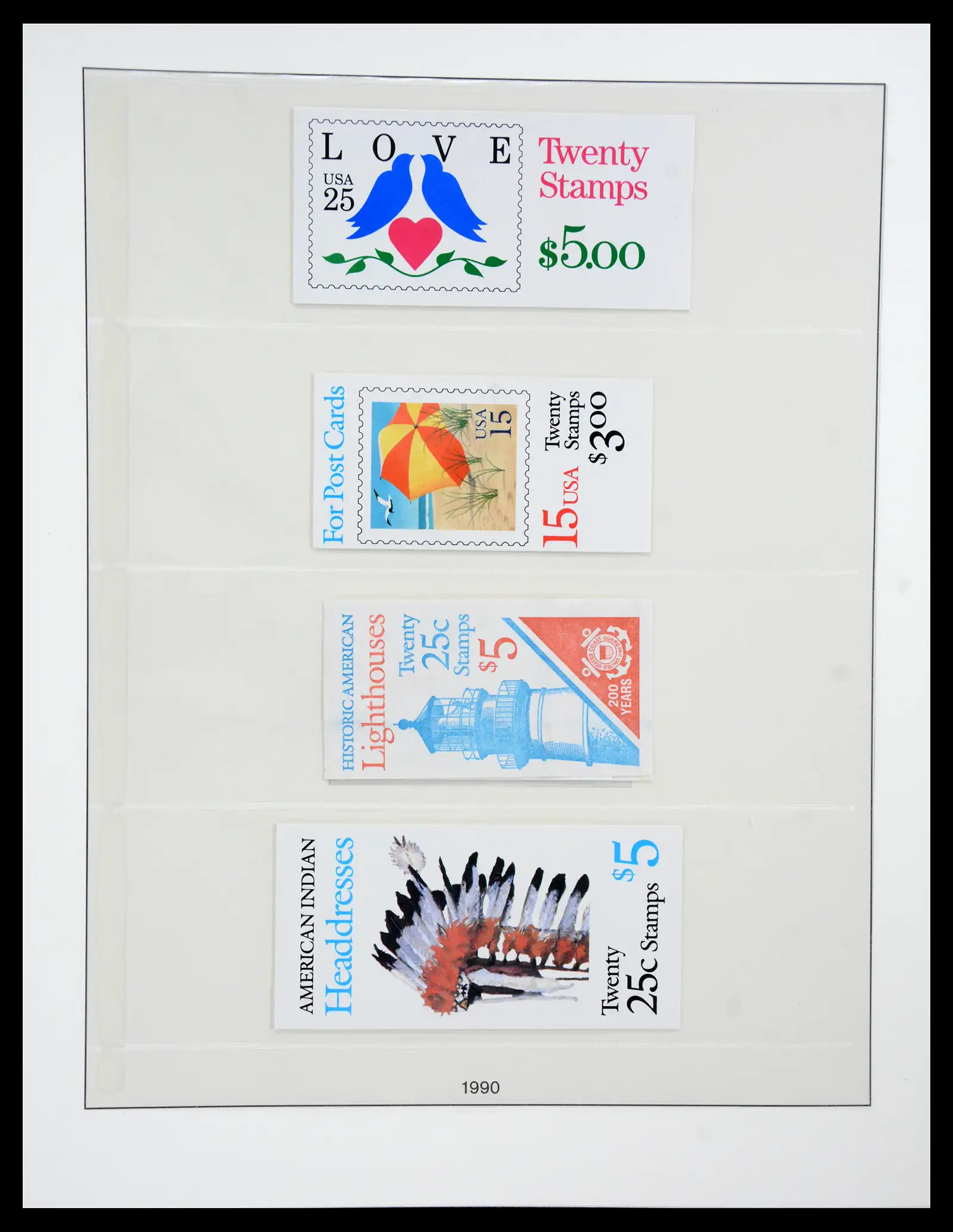 41187 0029 - Stamp collection 41187 USA stampbooklets 1970/90's.