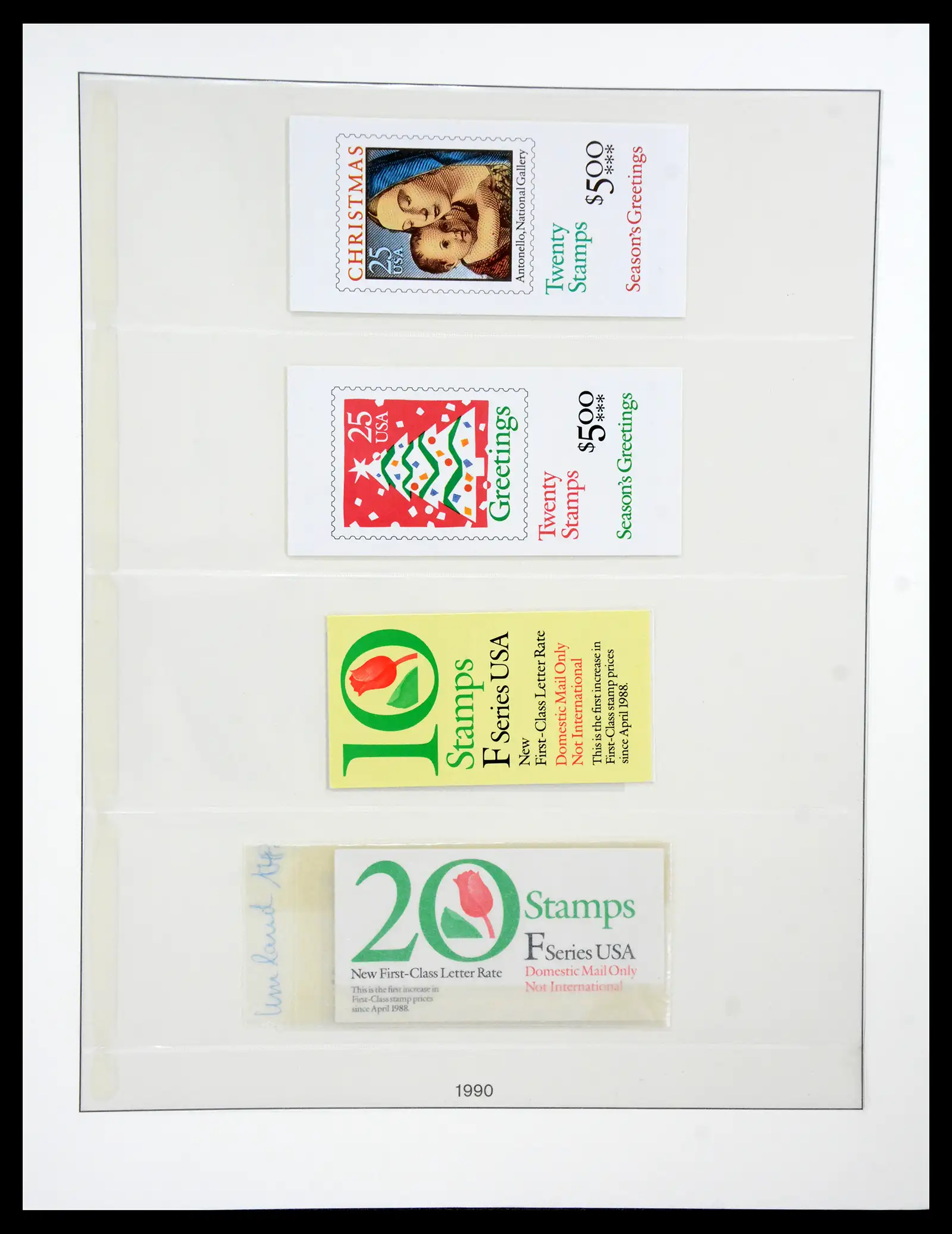 41187 0031 - Stamp collection 41187 USA stampbooklets 1970/90's.