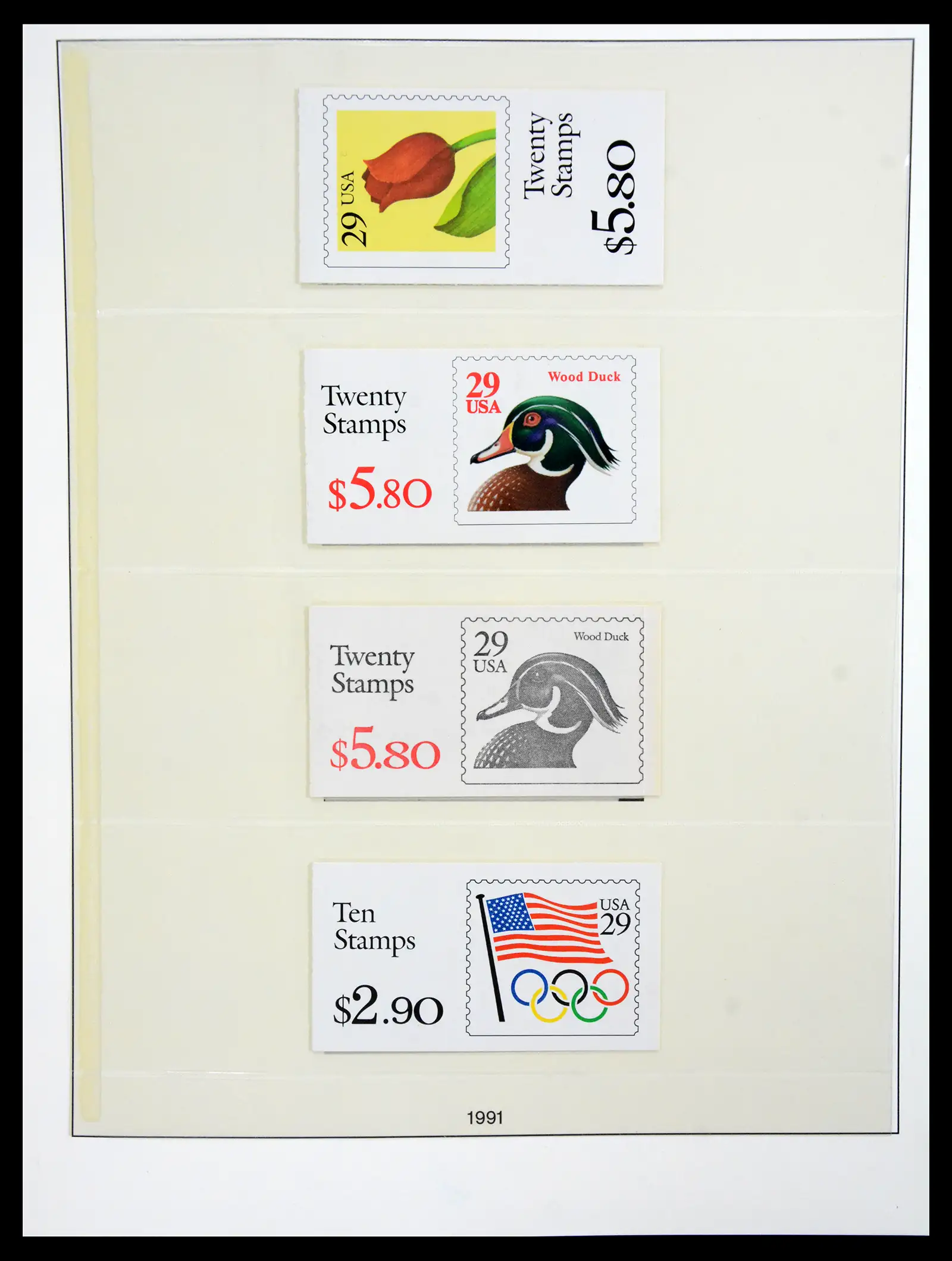 41187 0035 - Stamp collection 41187 USA stampbooklets 1970/90's.