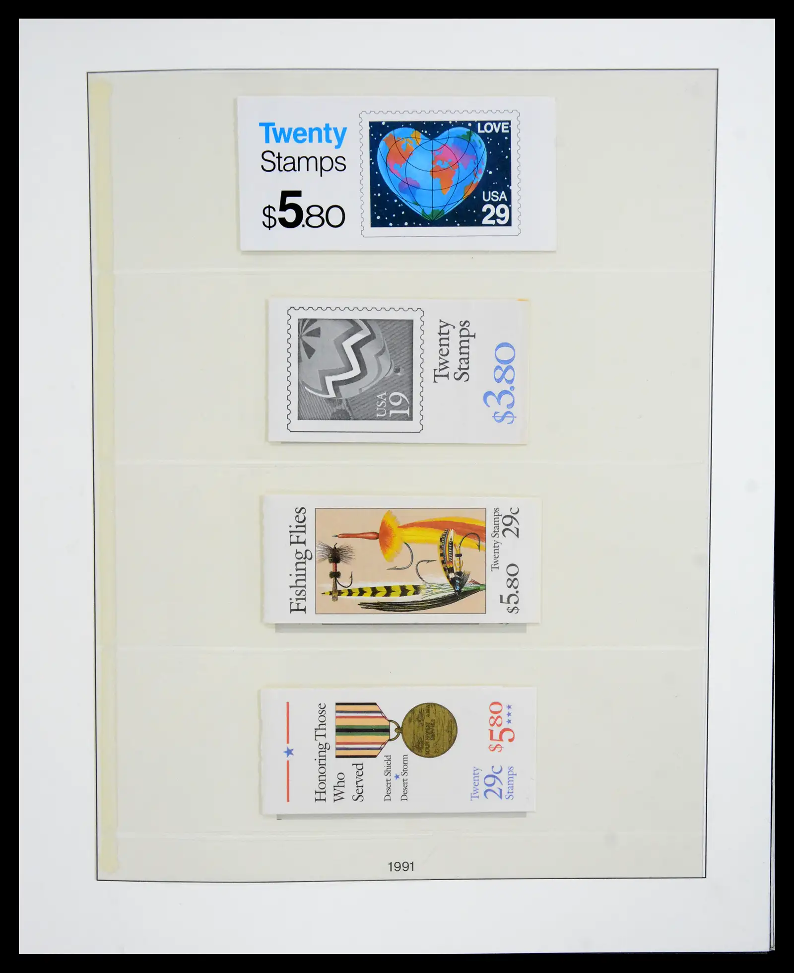 41187 0037 - Stamp collection 41187 USA stampbooklets 1970/90's.