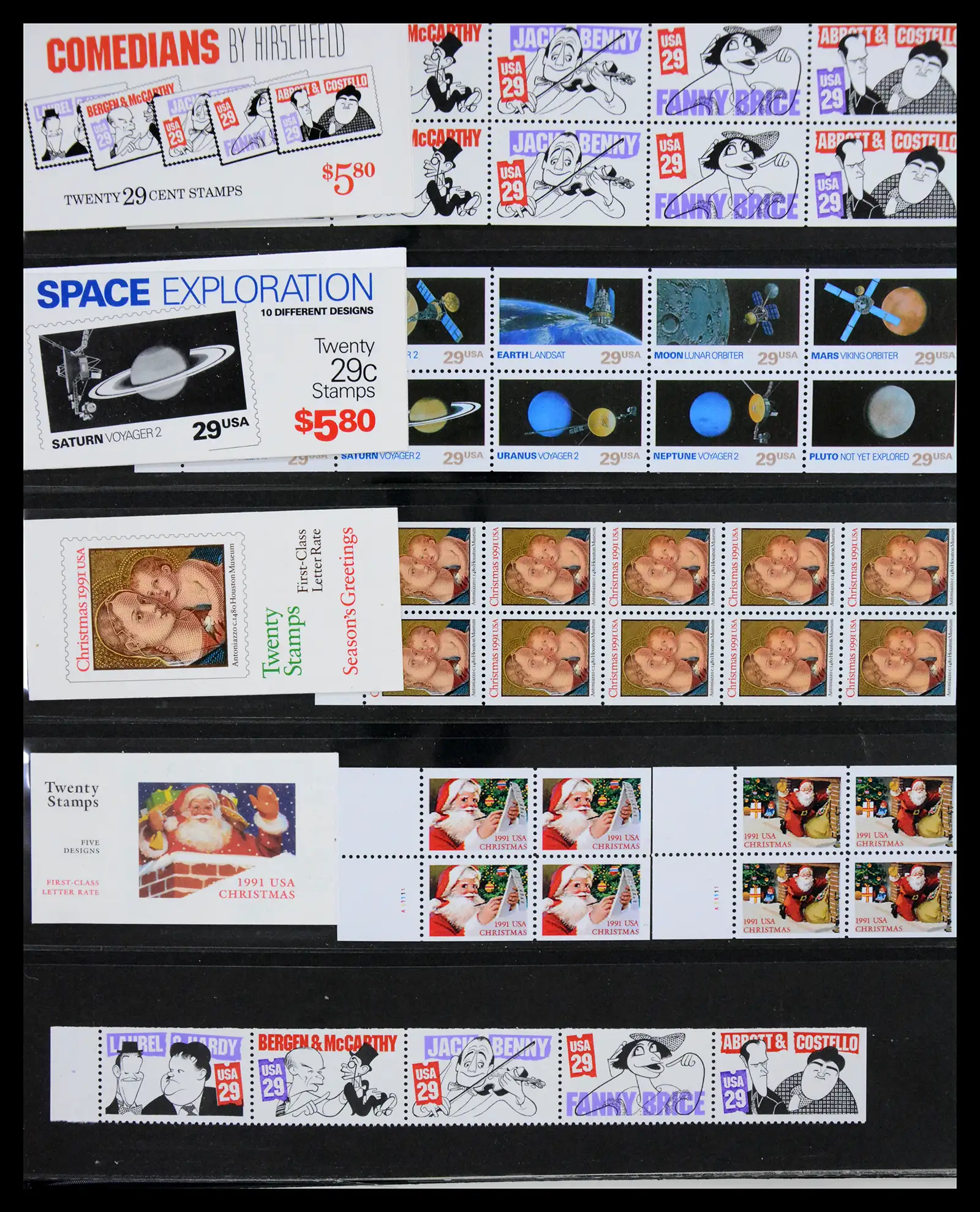 41187 0040 - Stamp collection 41187 USA stampbooklets 1970/90's.