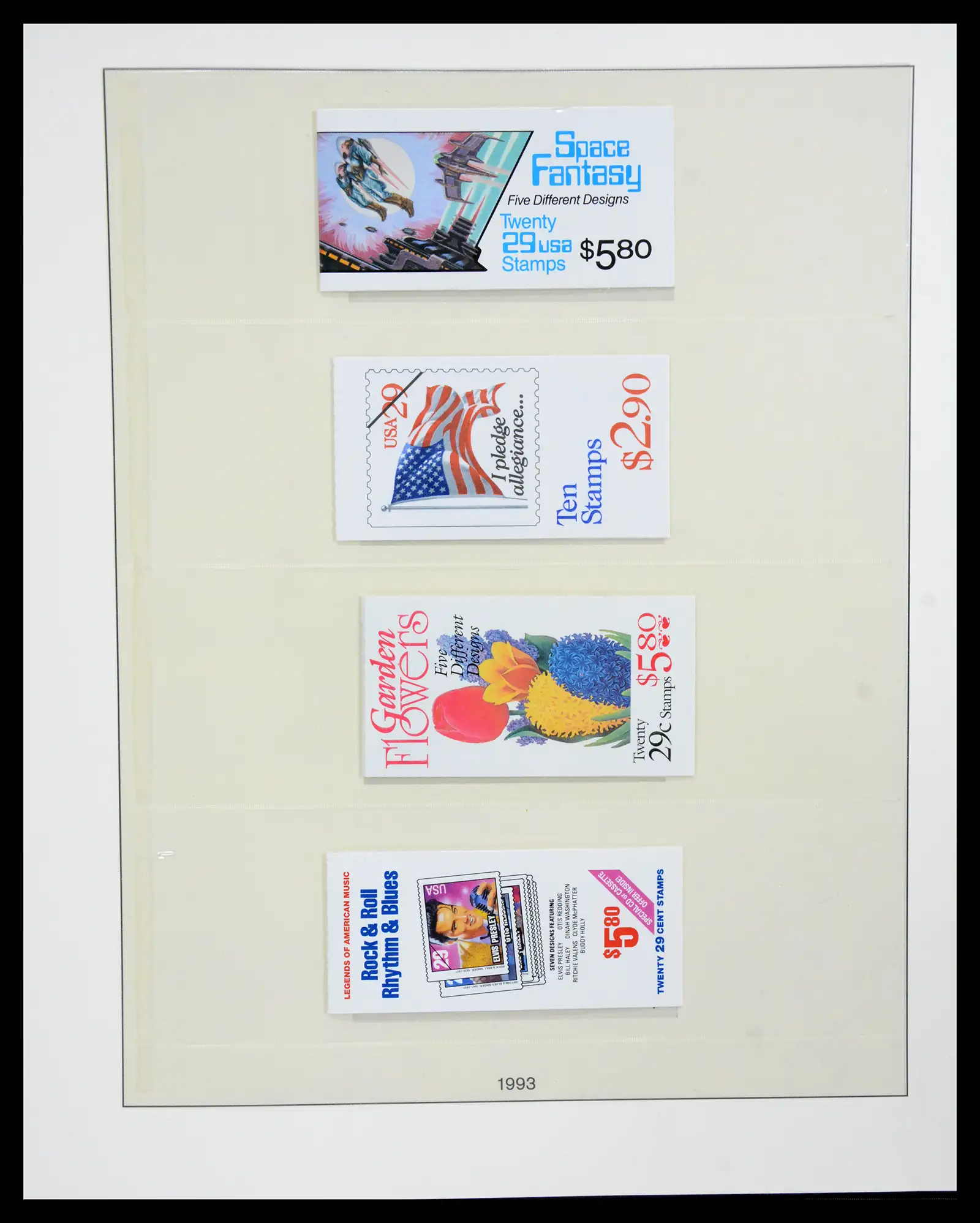 41187 0047 - Stamp collection 41187 USA stampbooklets 1970/90's.