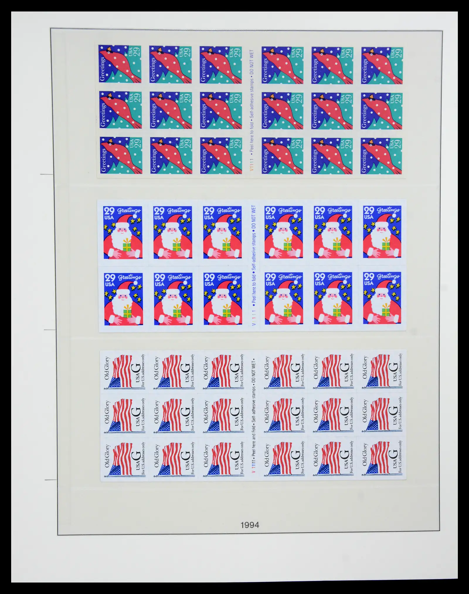 41187 0059 - Stamp collection 41187 USA stampbooklets 1970/90's.
