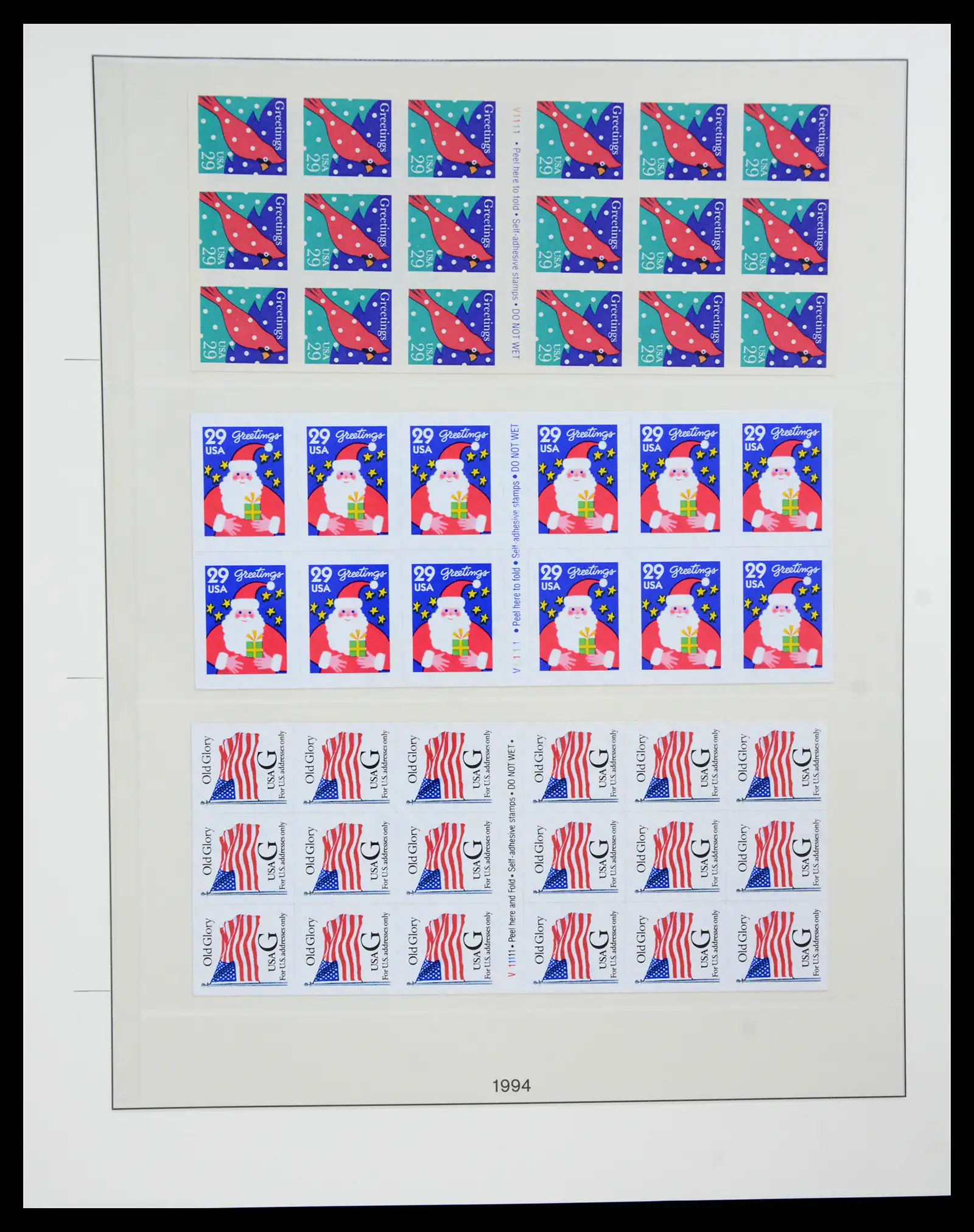 41187 0060 - Stamp collection 41187 USA stampbooklets 1970/90's.