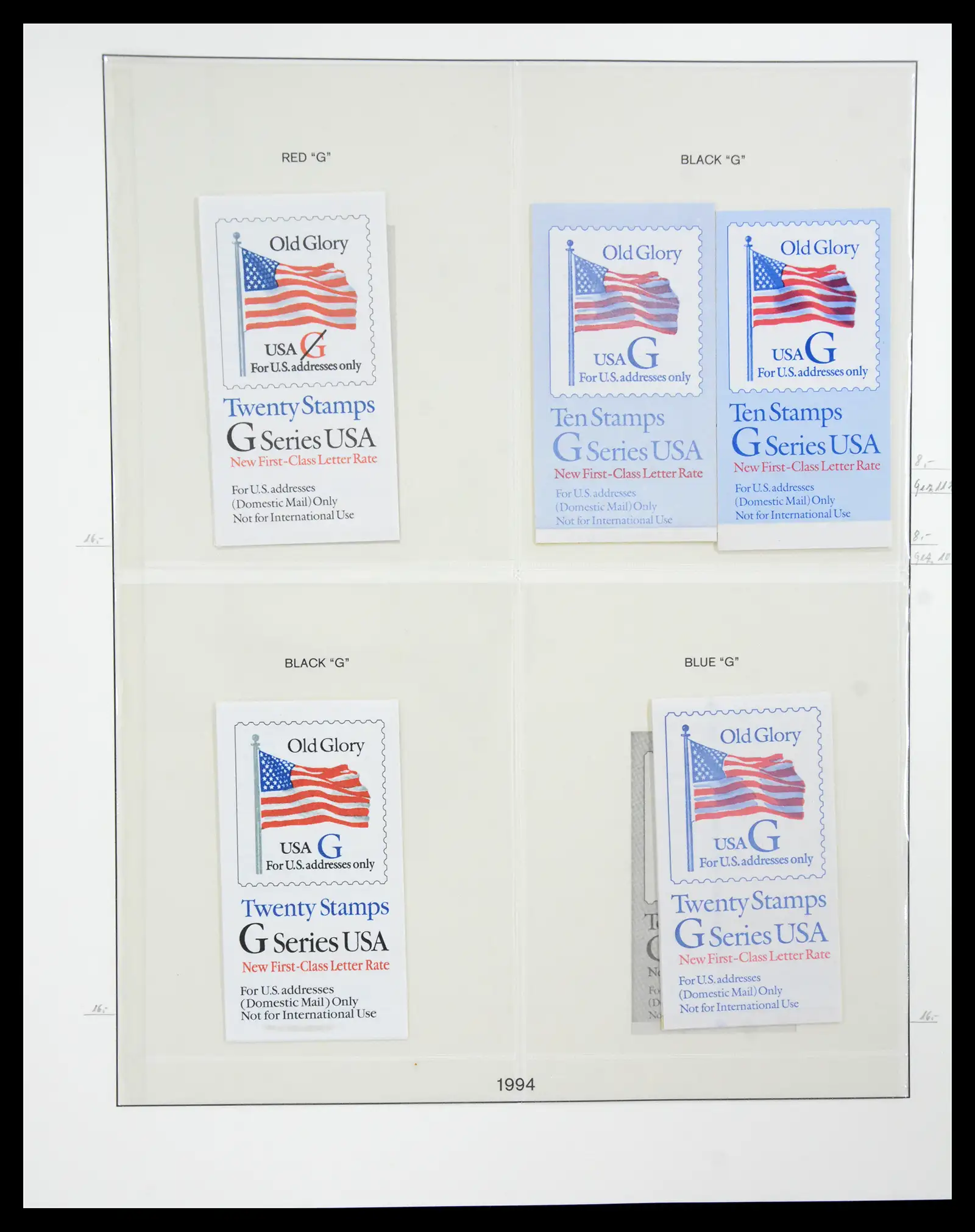 41187 0061 - Stamp collection 41187 USA stampbooklets 1970/90's.