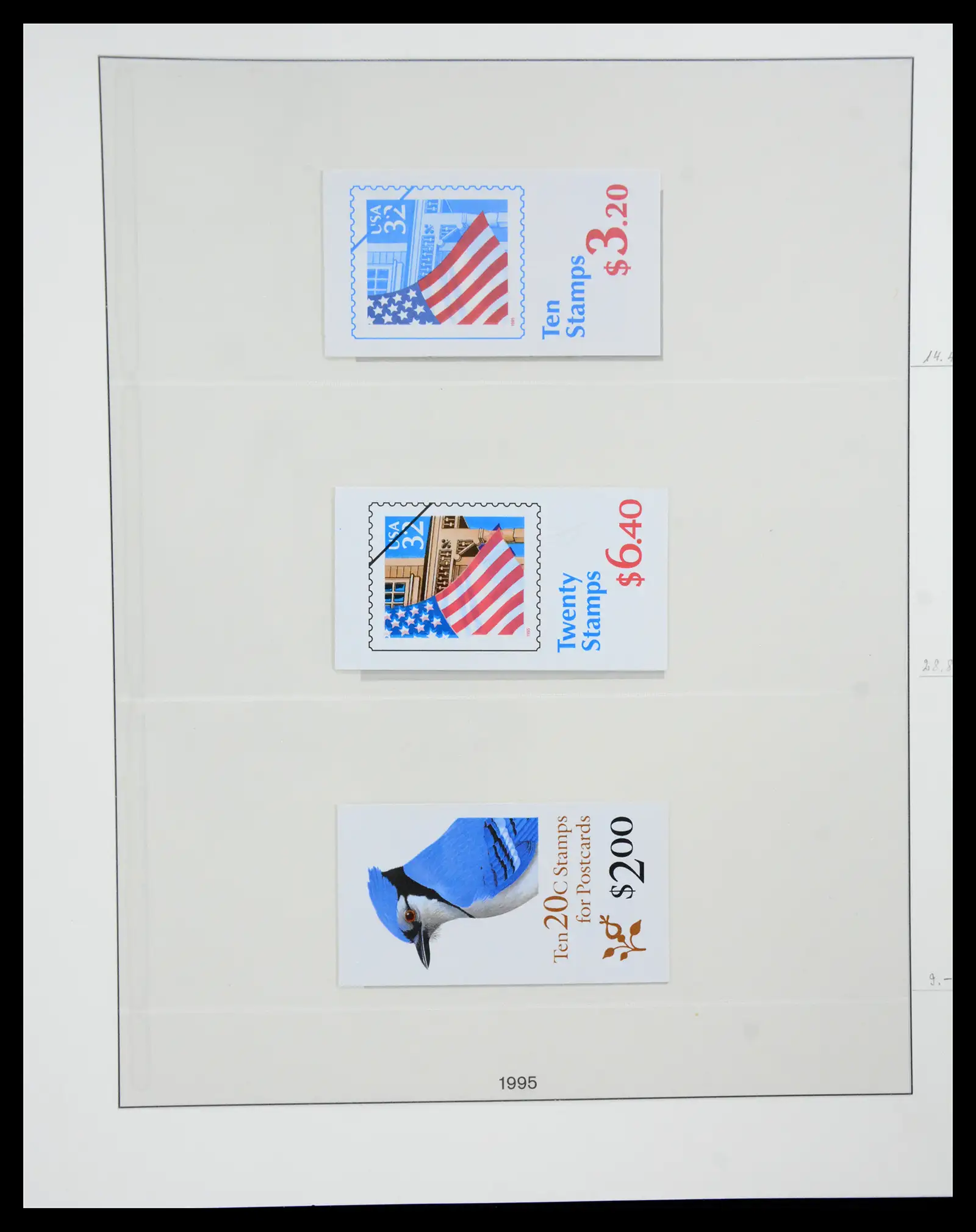 41187 0063 - Stamp collection 41187 USA stampbooklets 1970/90's.