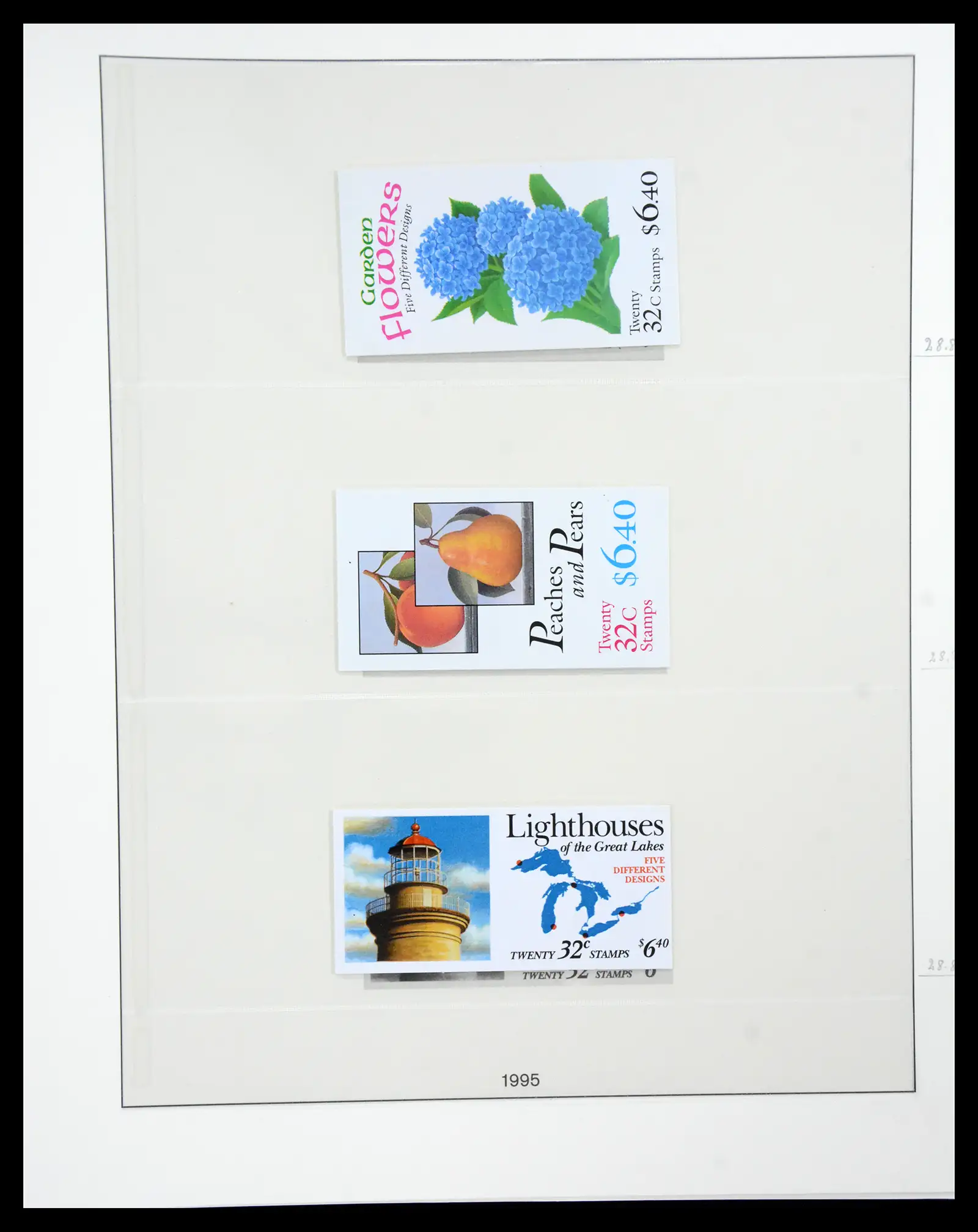 41187 0065 - Stamp collection 41187 USA stampbooklets 1970/90's.